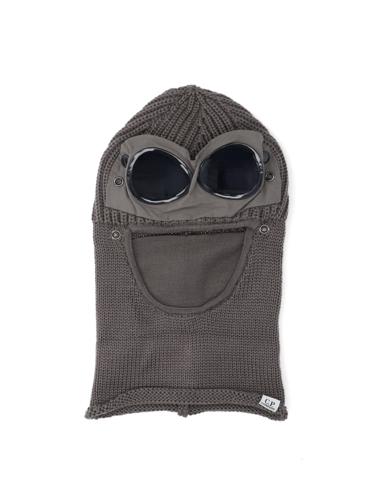 C.p. Company Wool Balaclava In Gray