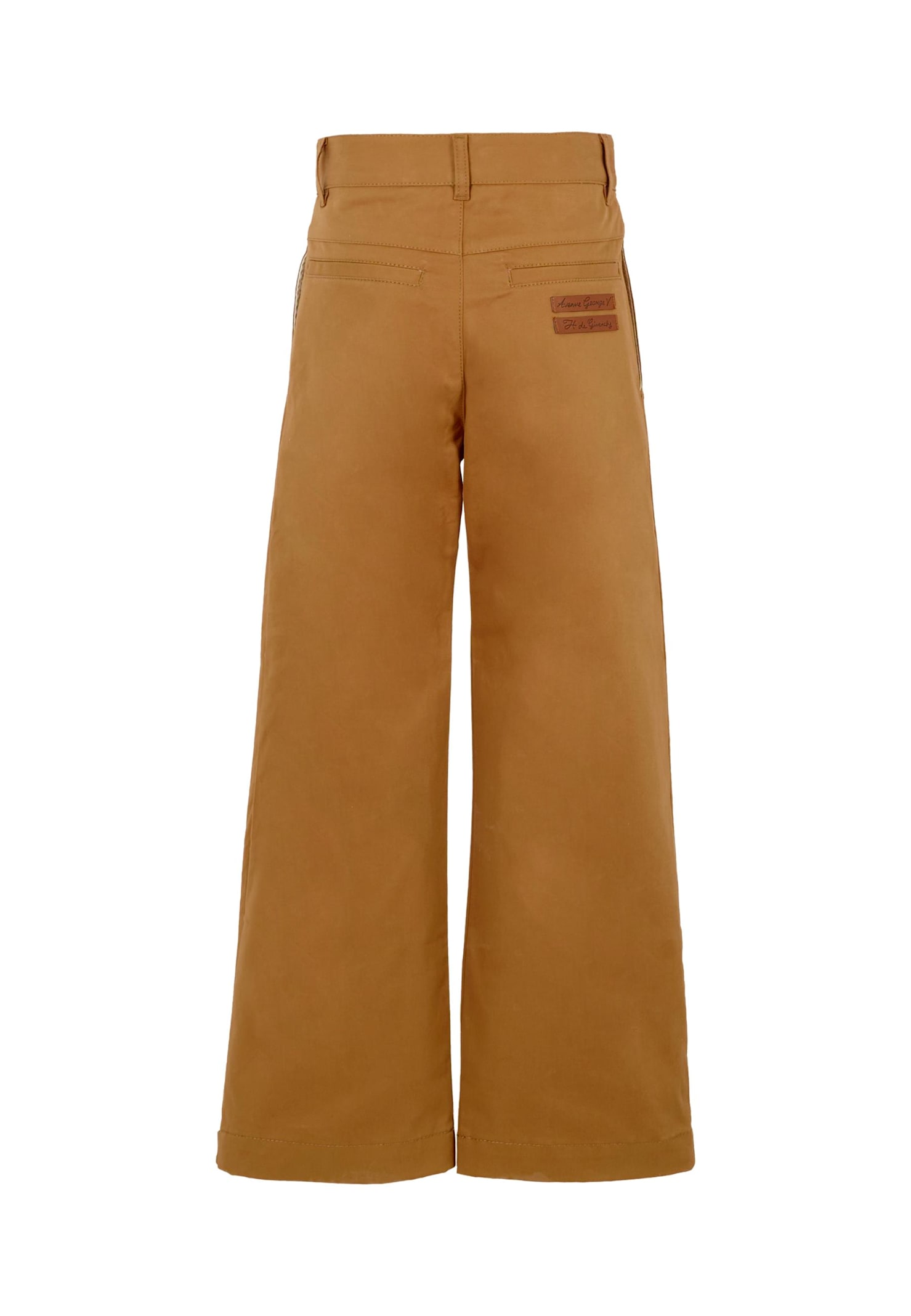 Givenchy Beige Trousers For Boy With Logo In Brown
