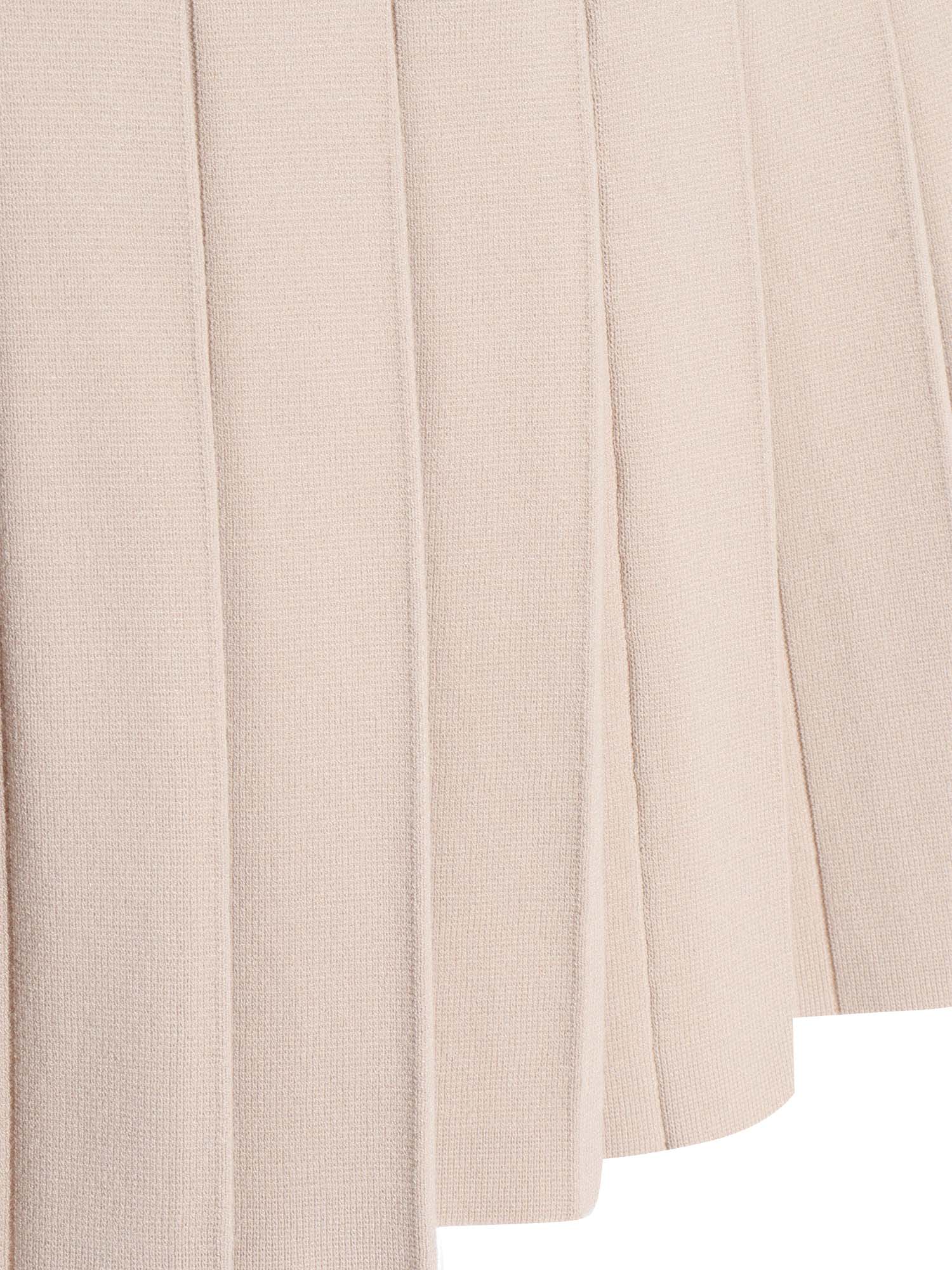 Shop Max Mara Mino Beige Knitted Skirt