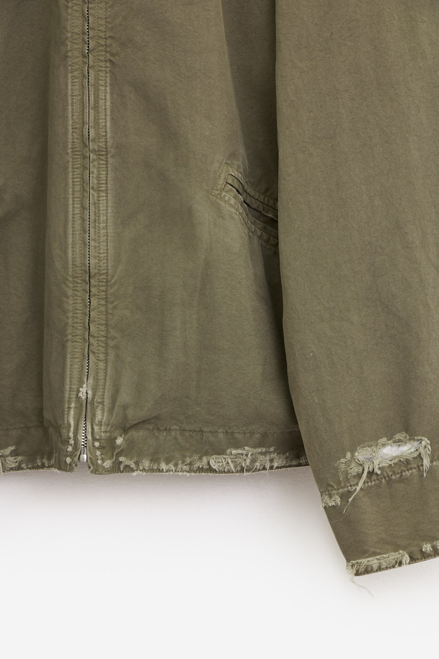Mm6 Maison Margiela Sportsjacket Casual Jackets, Parka Green In Green