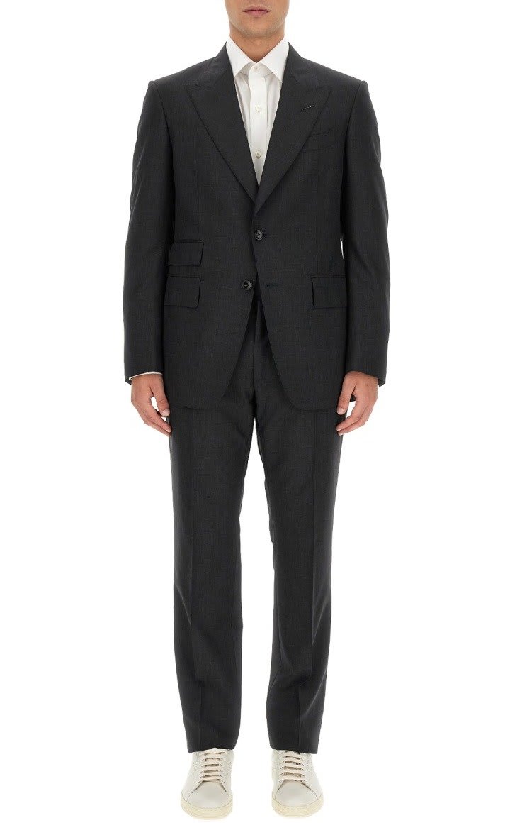 Shop Tom Ford Shelton Two-piece Tailored Suit In Grey