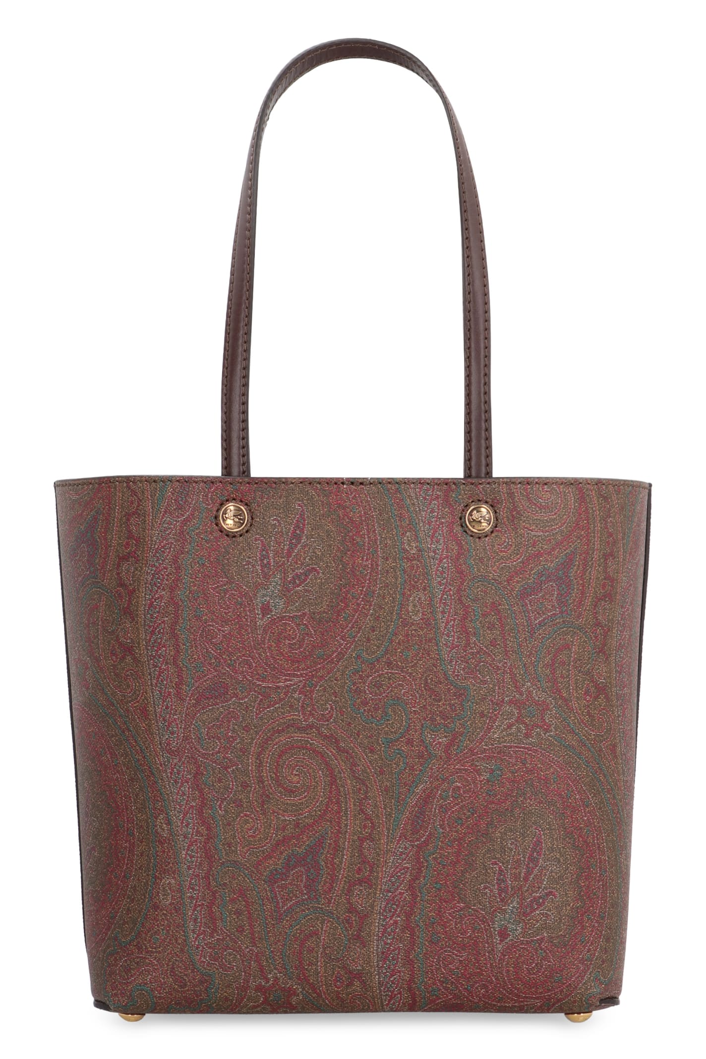 Etro Essential Jacquard Fabric Tote In Multicolor