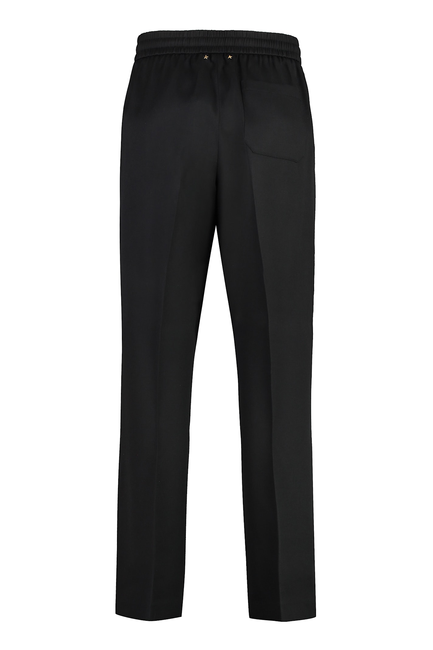 Golden Goose Wool Jogging Pants In Black