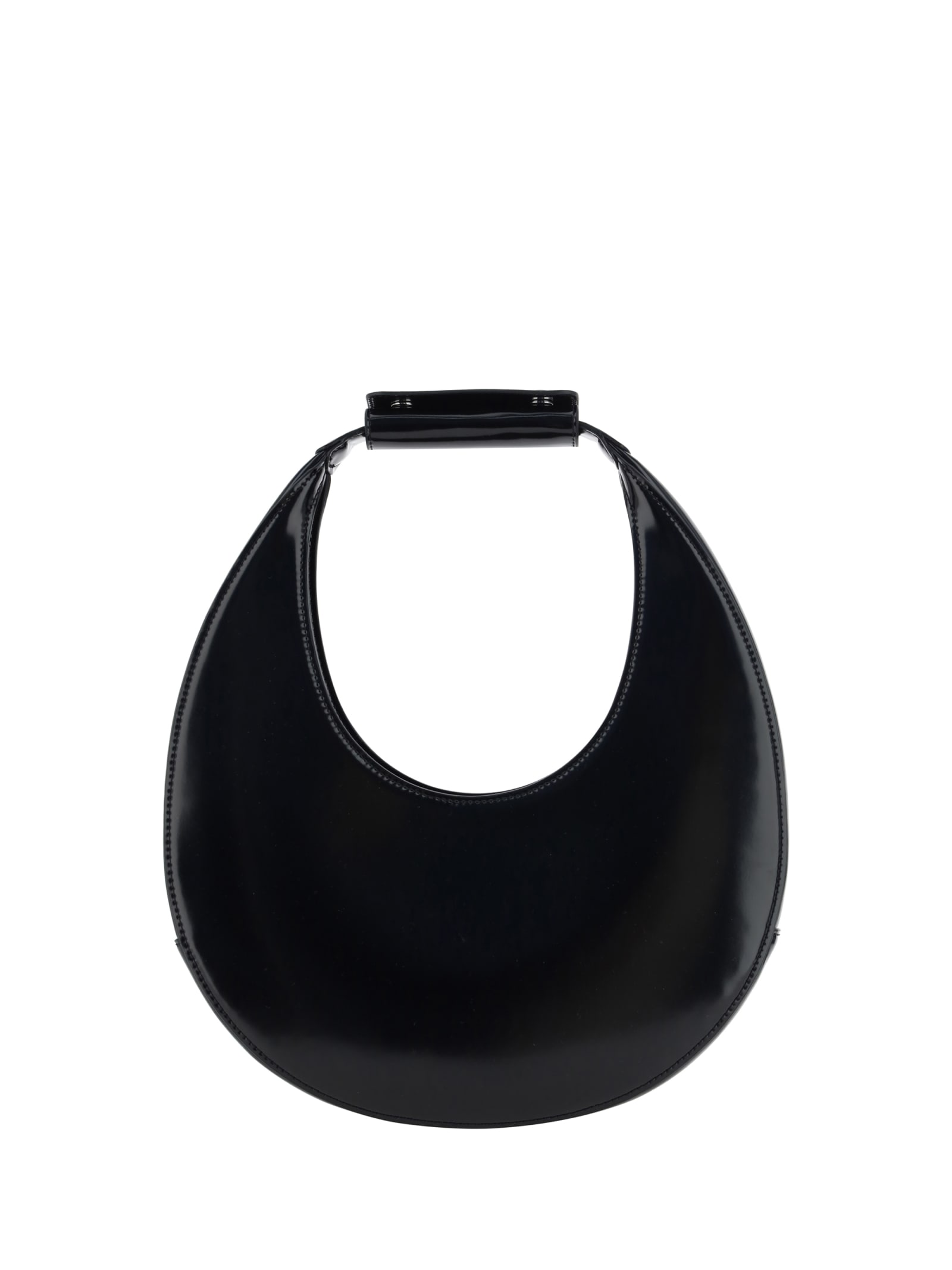 Shop Staud Moon Tote Bag In Black