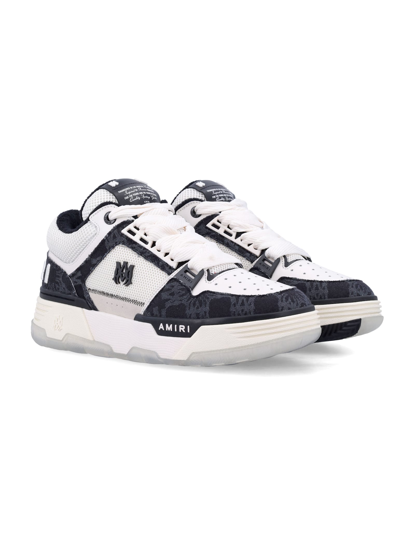 Amiri Black Ma Quad Sneakers In Black
