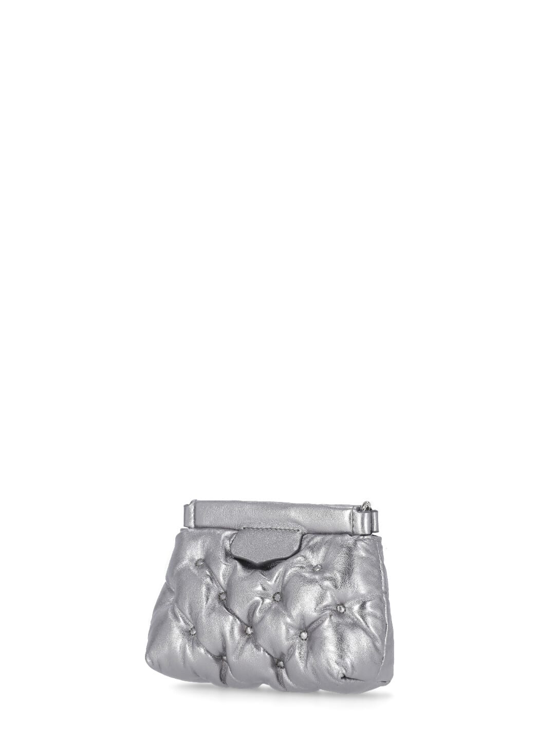 Shop Maison Margiela Glam Slam Shoulder Bag In Silver