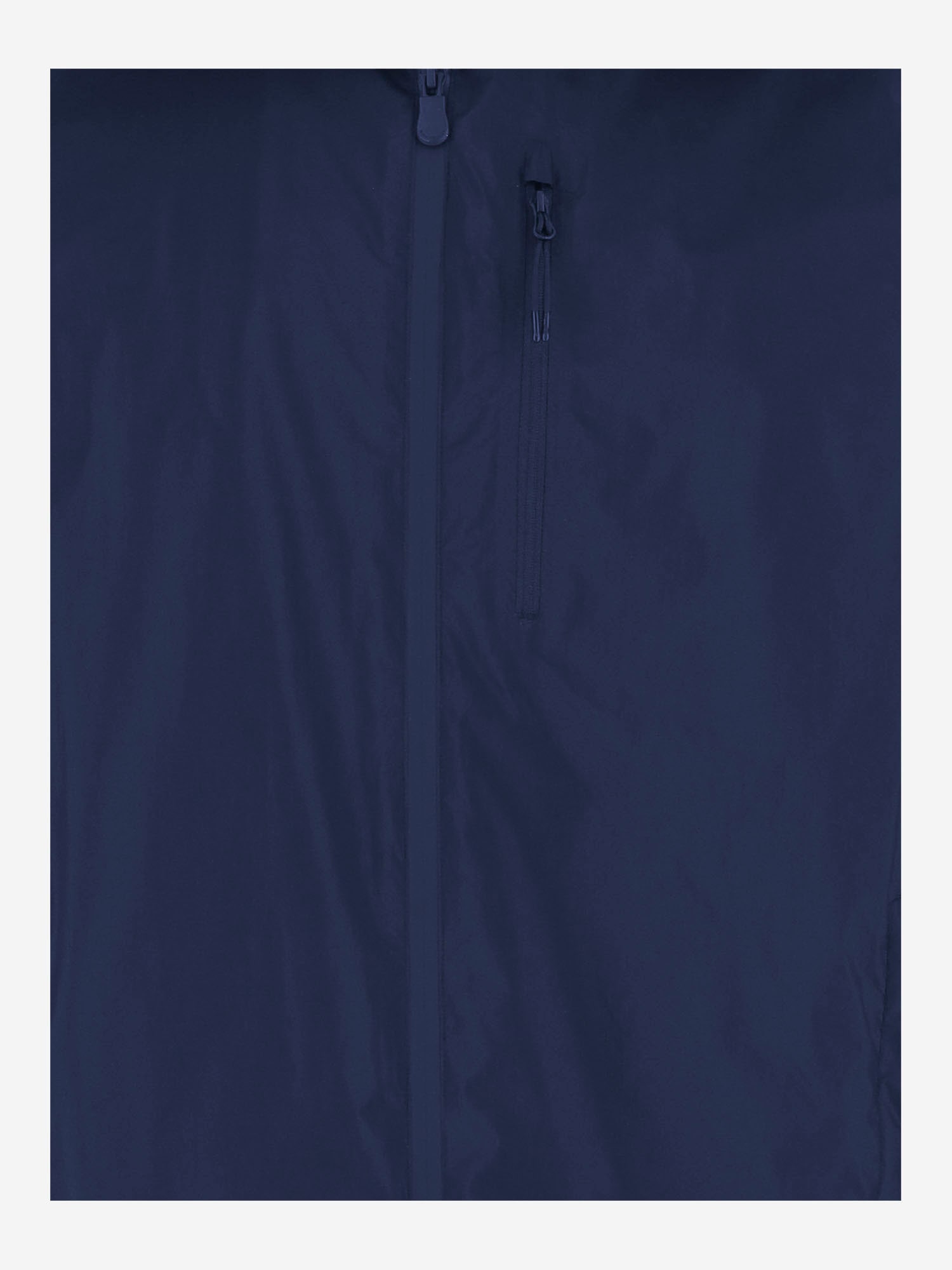 Save The Duck Lightweight Jacket With Hood And Chest Pocket In Blue