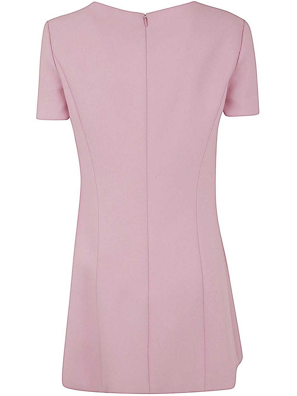 Stretch viscose dress, pink