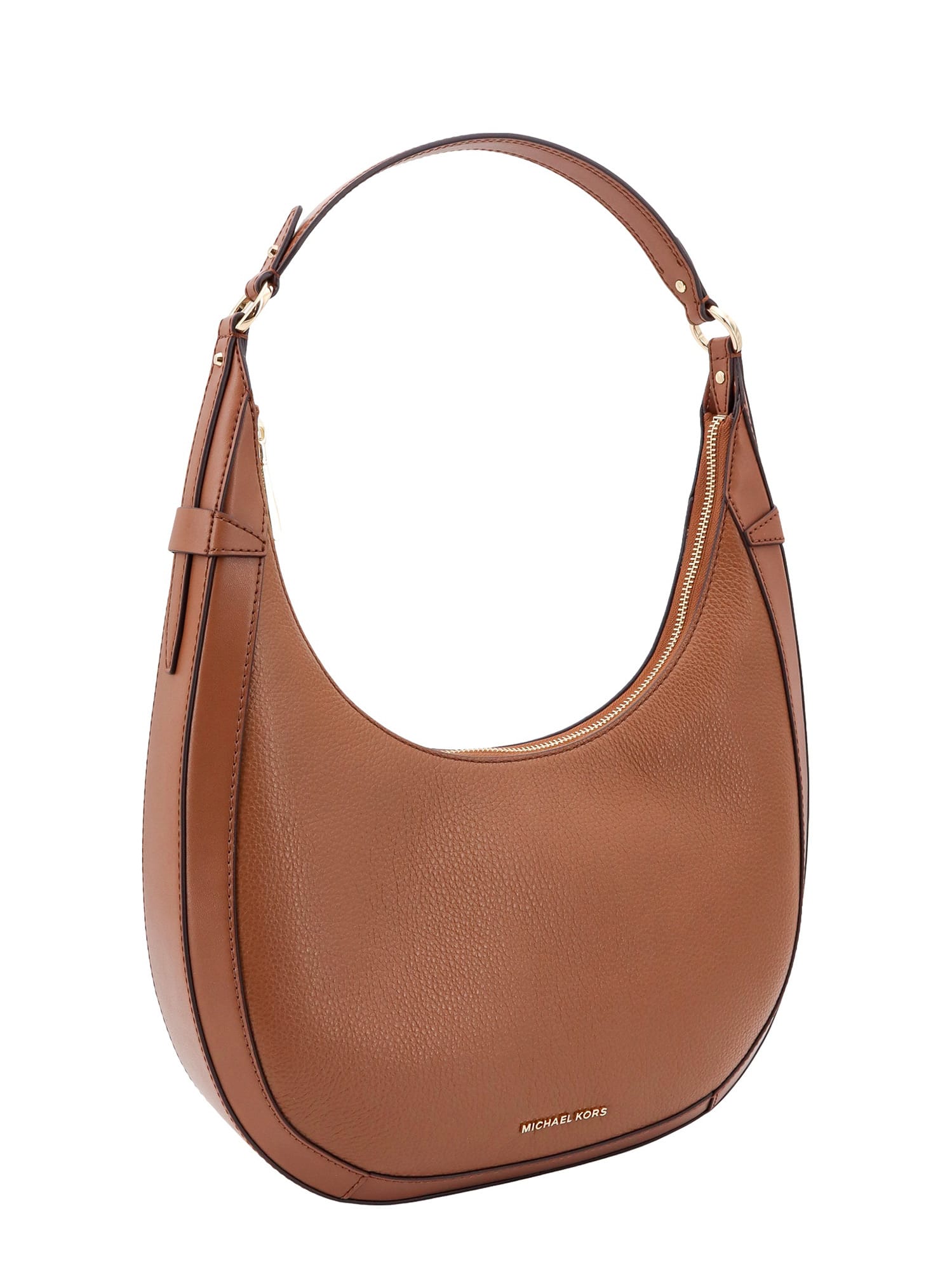 Shop Michael Michael Kors Preston Shoulder Bag In Brown