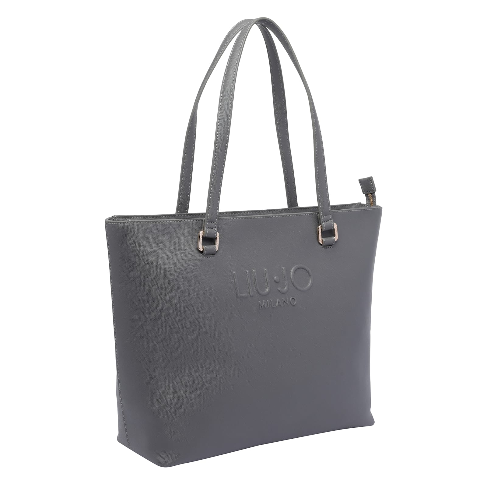 Liu •jo Stylish Tote Bag Dual Handles In Gray