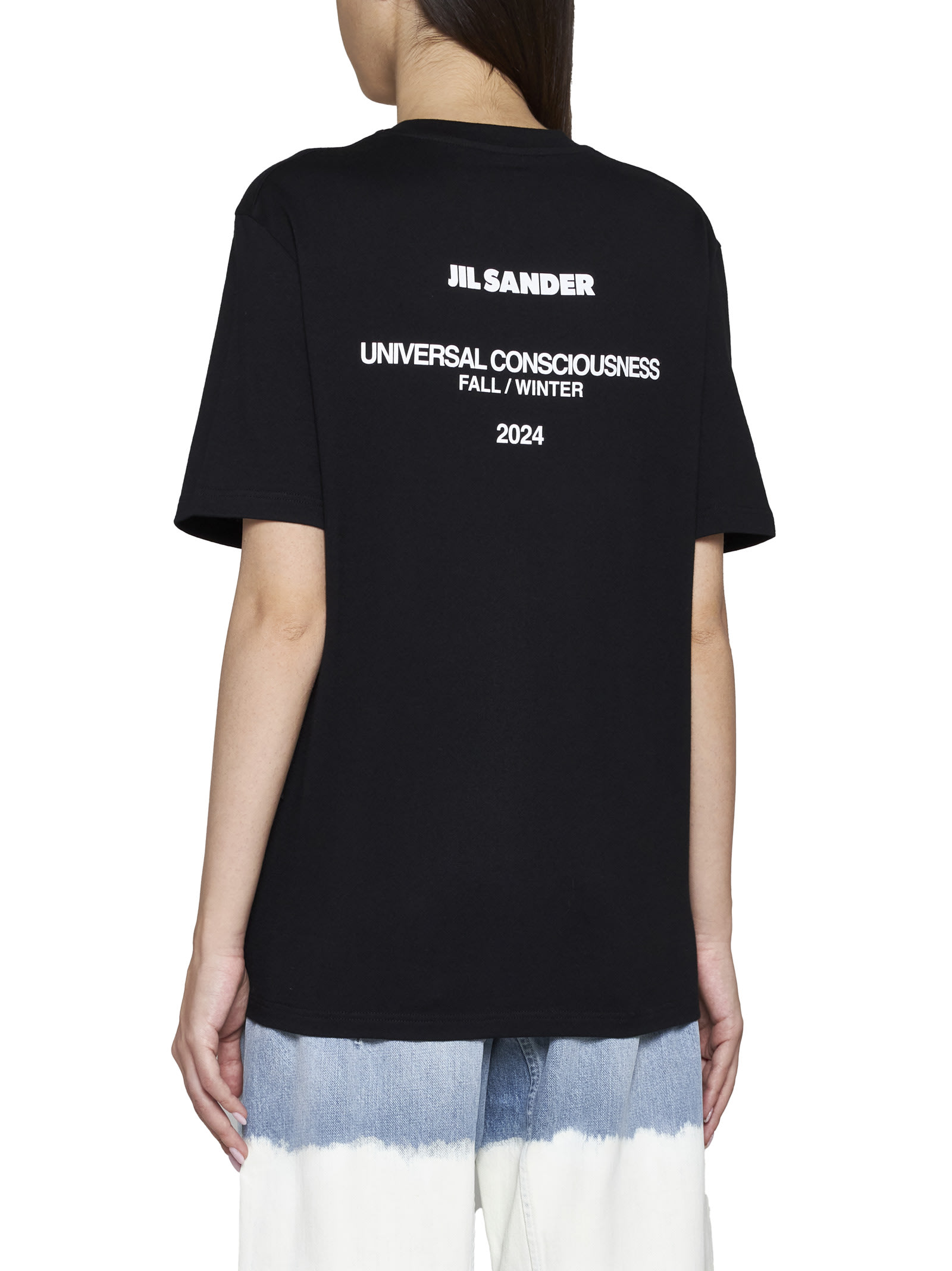 Shop Jil Sander T-shirt In Black