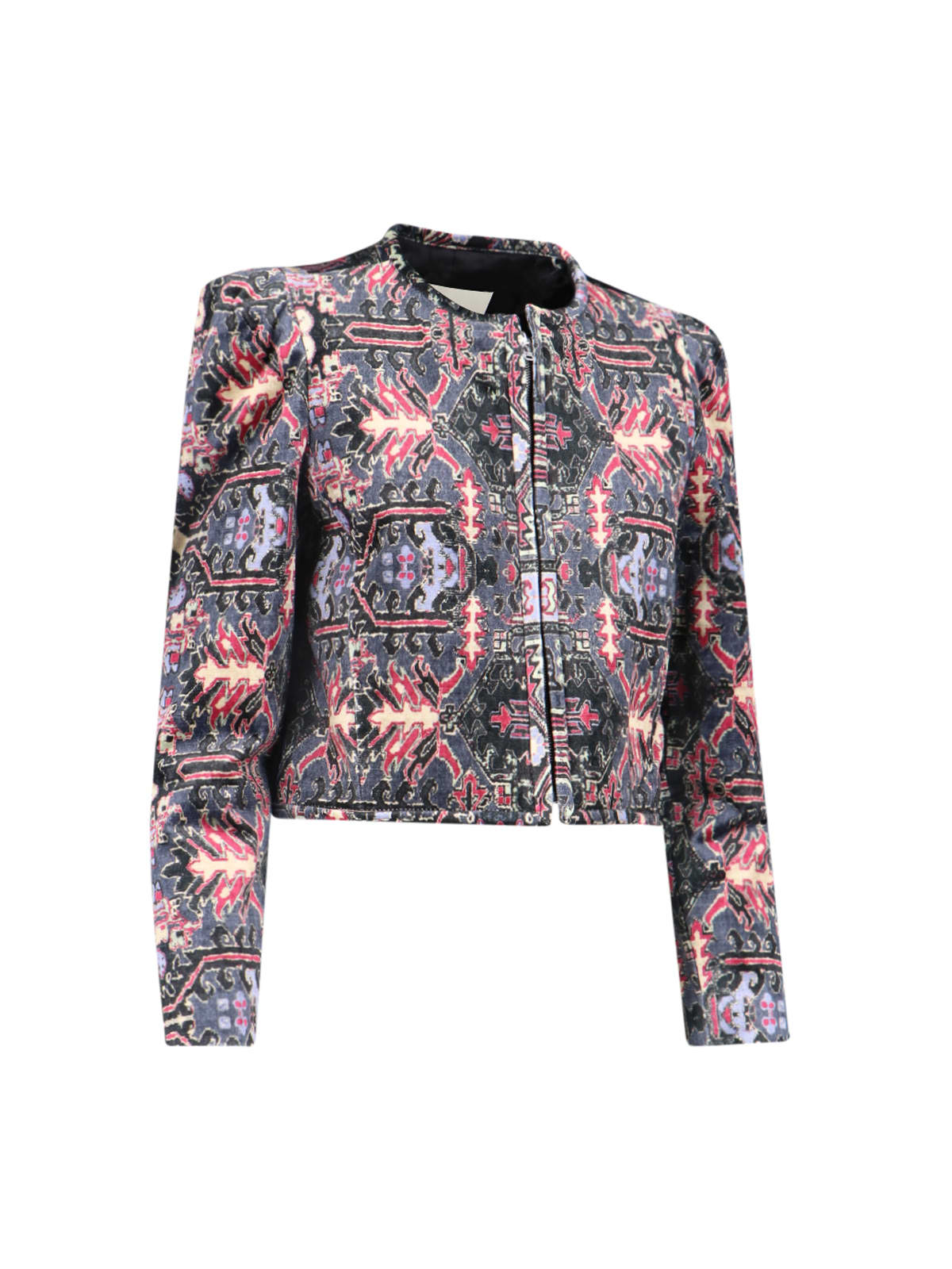 Shop Isabel Marant Valian Cropped Jacket In Black