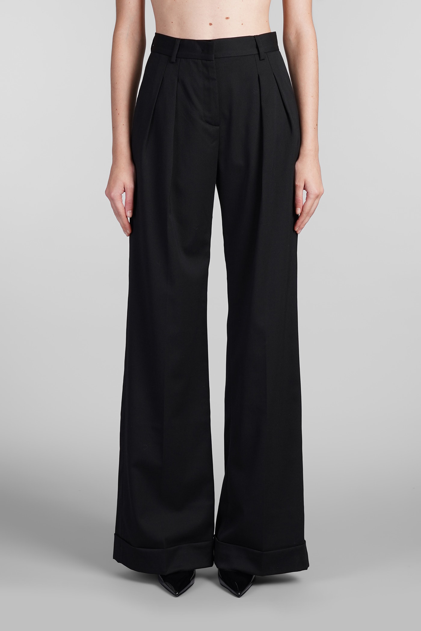 The Andamane Nathalie Pants In Black Polyester