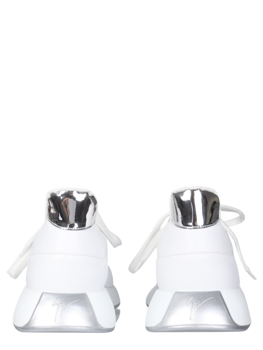 Shop Giuseppe Zanotti Ferox Sneakers In White