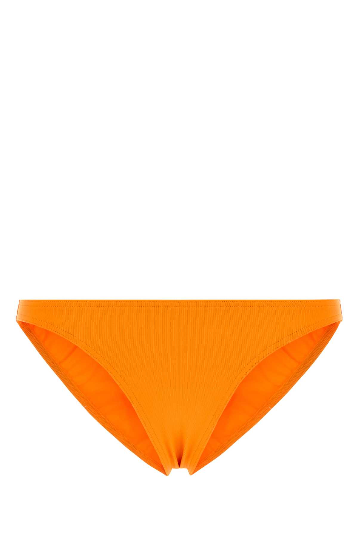 Eres Orange Stretch Nylon Fripon Bikini Bottom In Multi