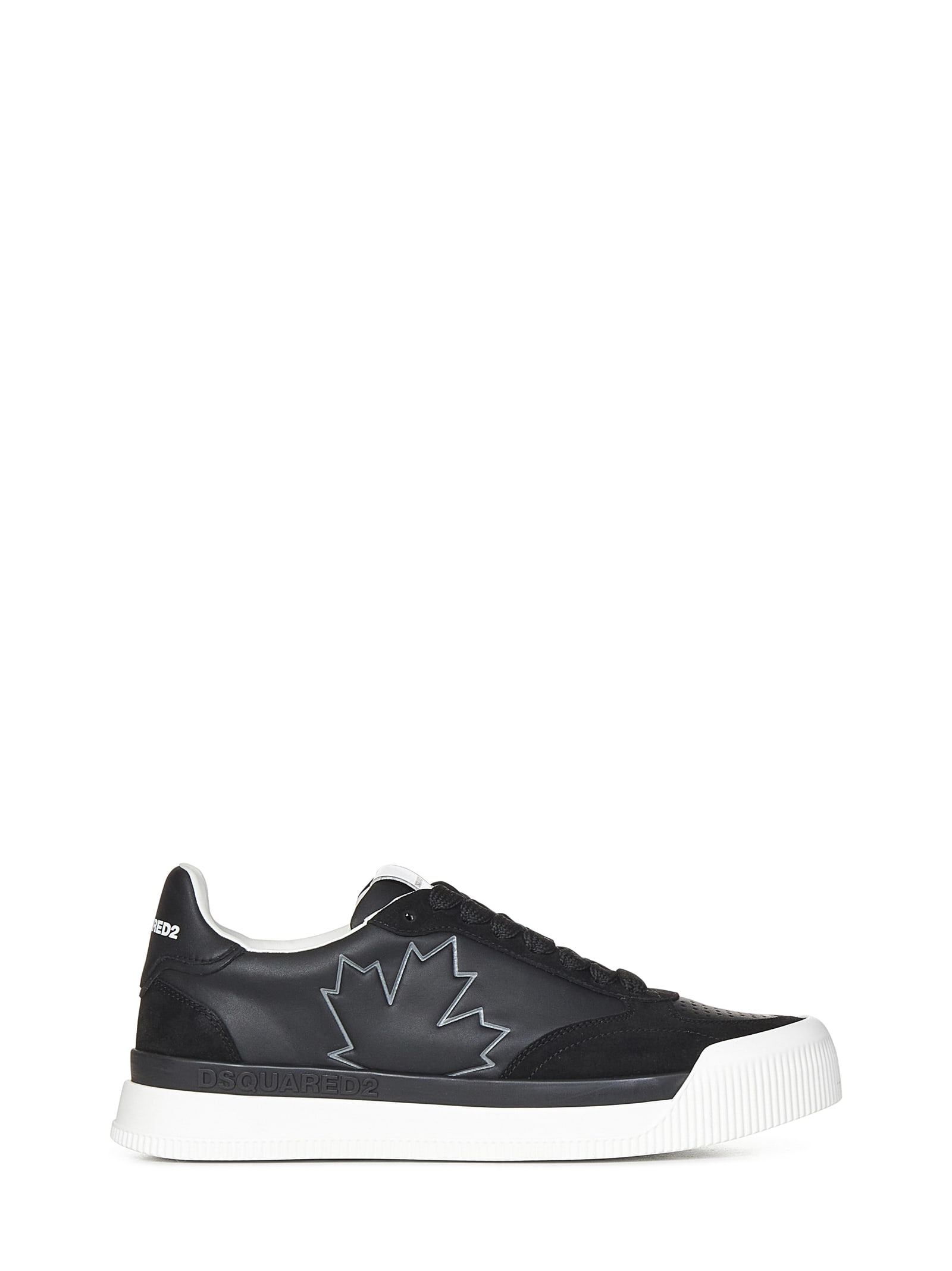 Shop Dsquared2 New Jersey Sneakers In Black