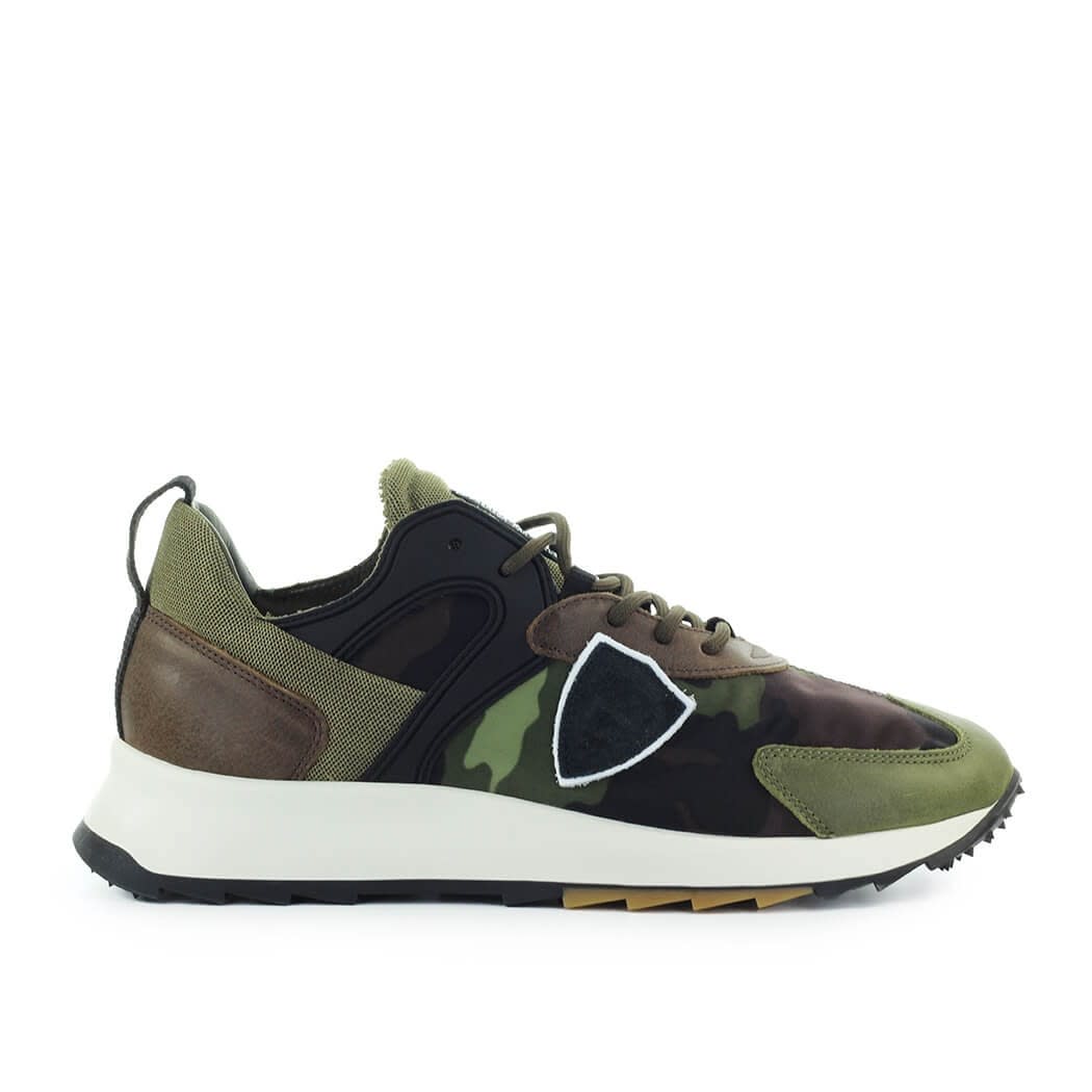 Philippe Model Royale Camouflage Brown Green Sneaker