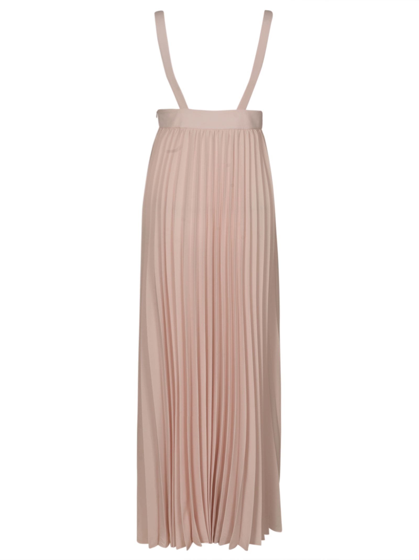 P.a.r.o.s.h Pleated Long Dress In Pink