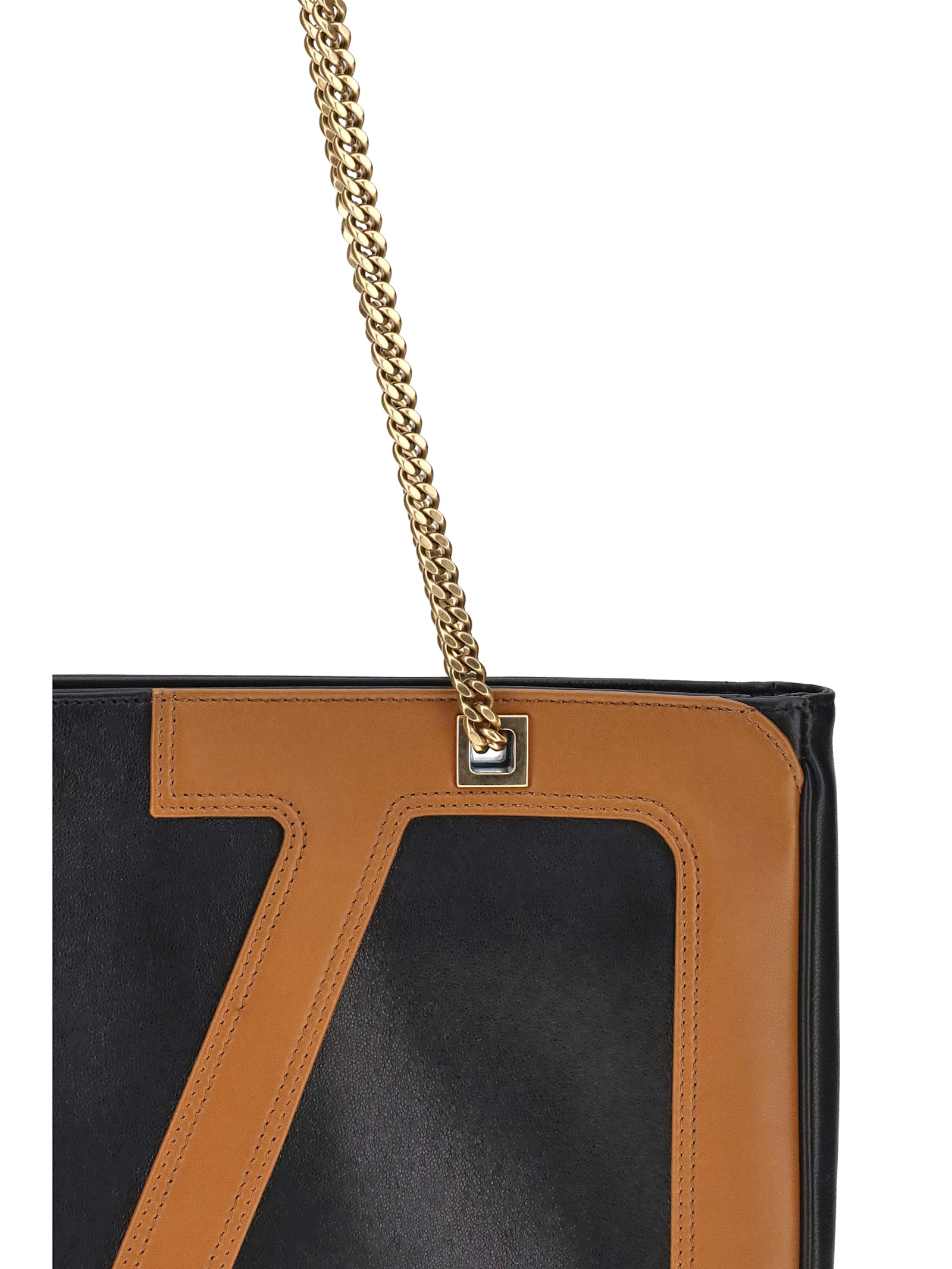 Valentino Superstar Rectangular Chain Handle Shoulder Bag