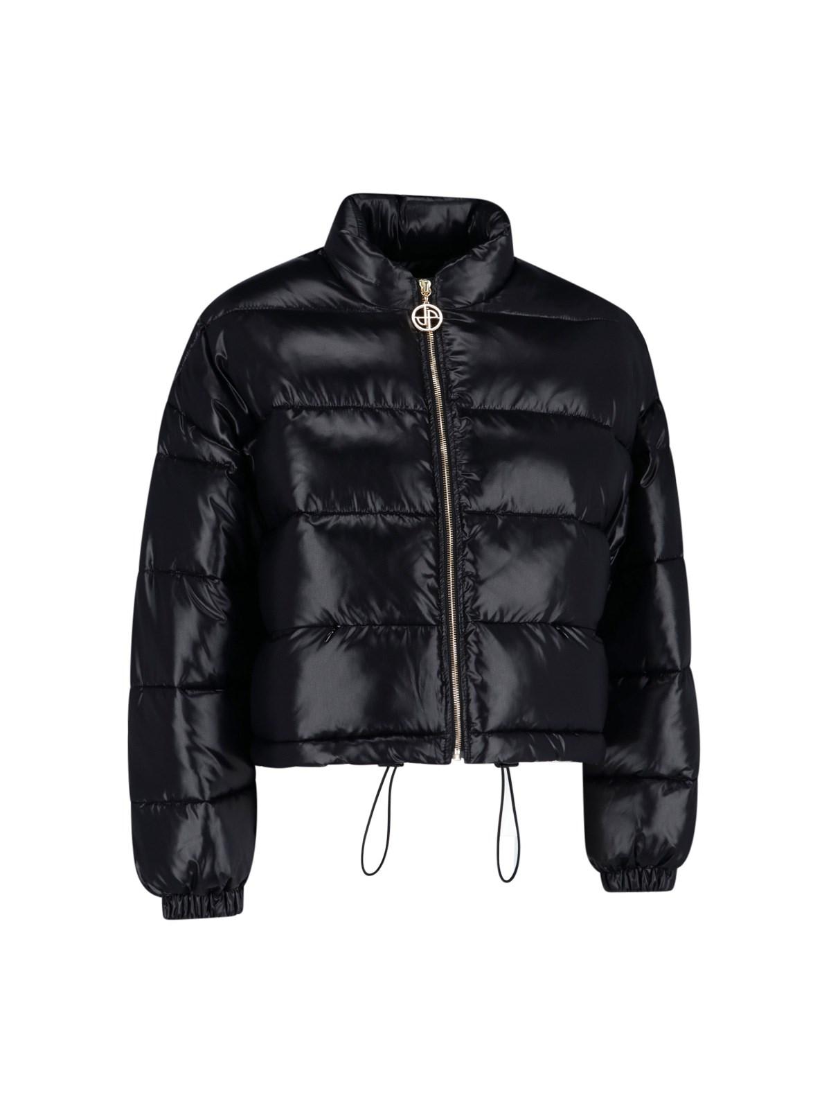 Shop Patou Logo Puffer Jacket In Nero