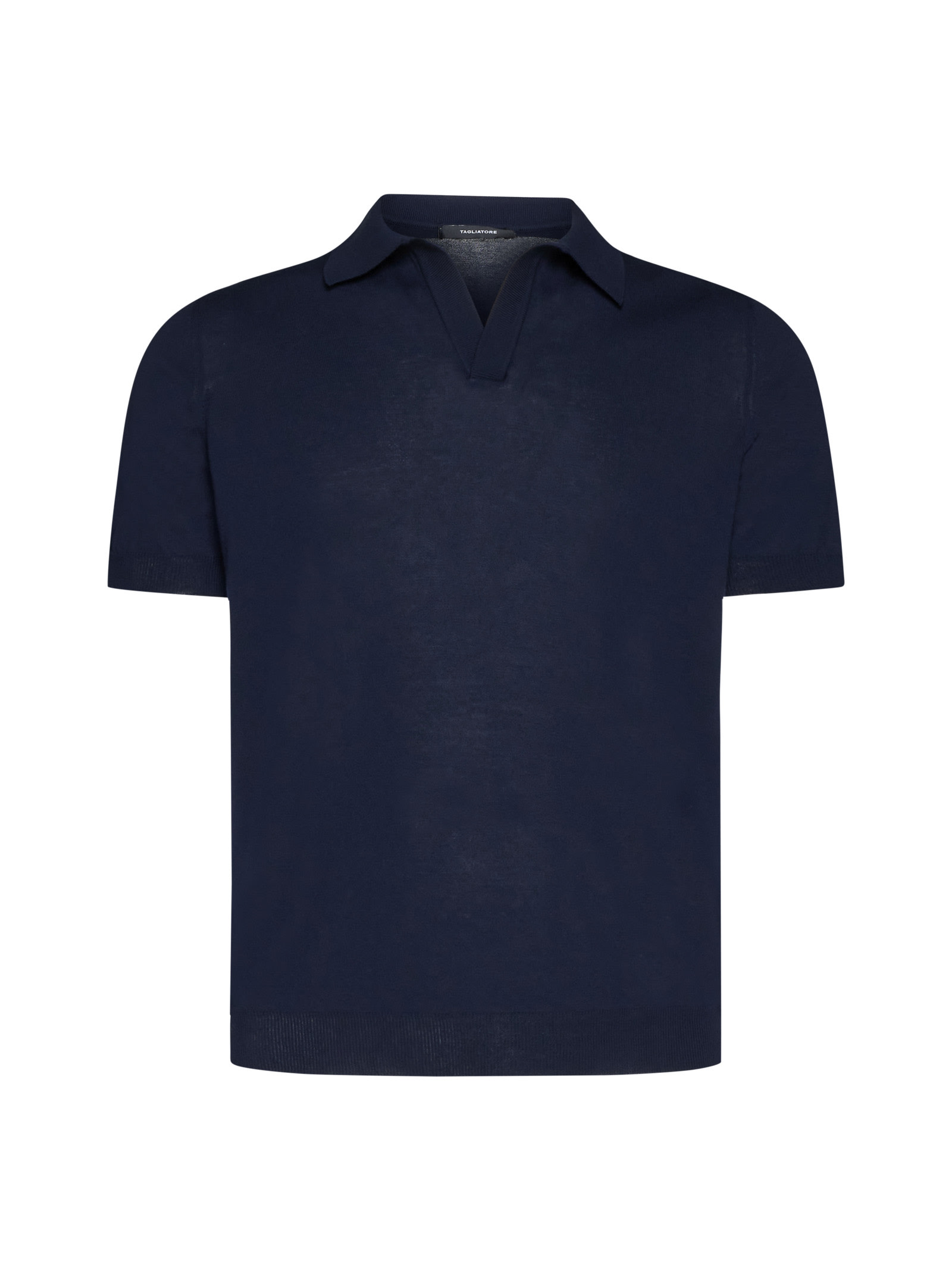 Shop Tagliatore Polo Shirt In Blu