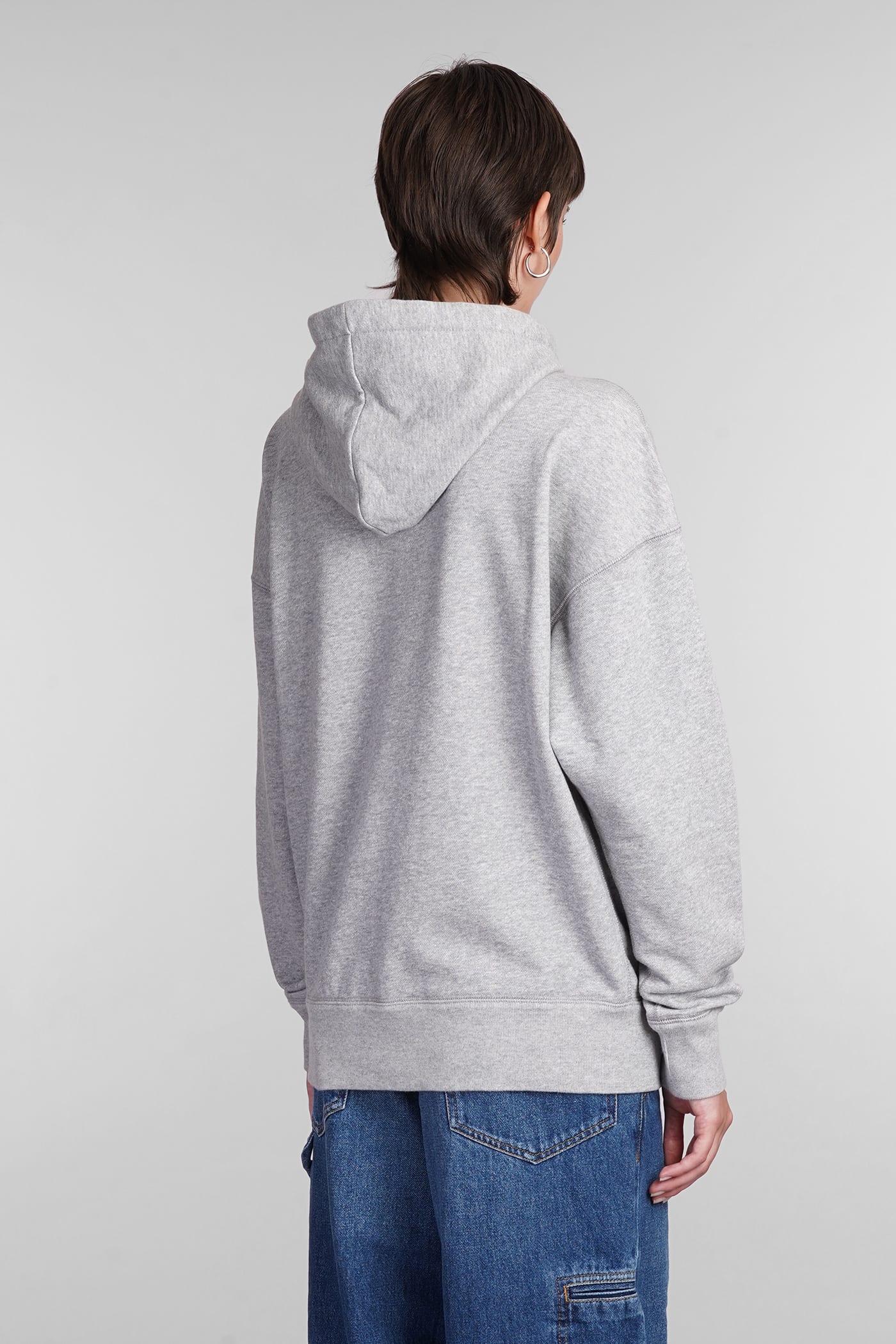 Shop Marant Etoile Mansel Sweatshirt In Grey Cotton