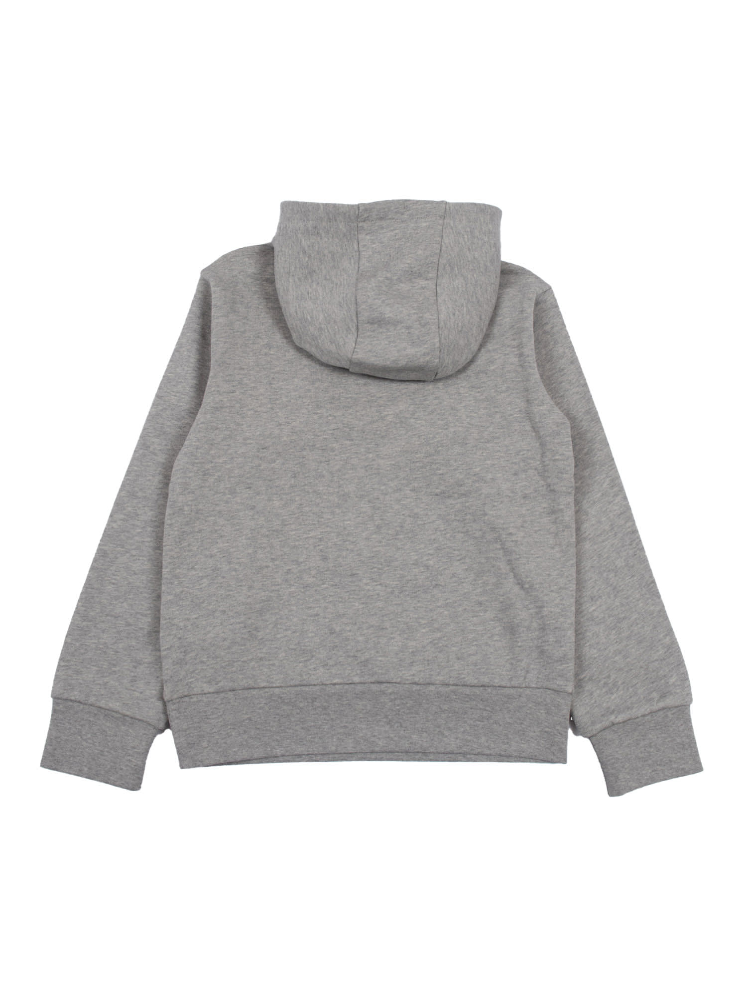 Moncler Hoodie Sweater In Gray