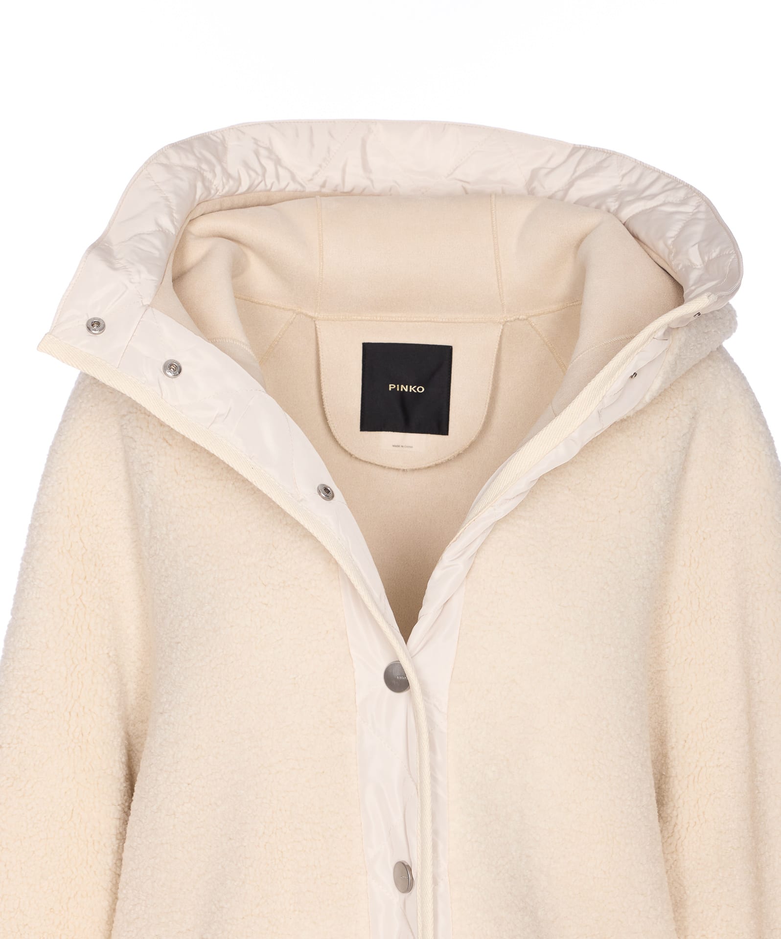 Pinko White Polyester Clothing Jackets In White