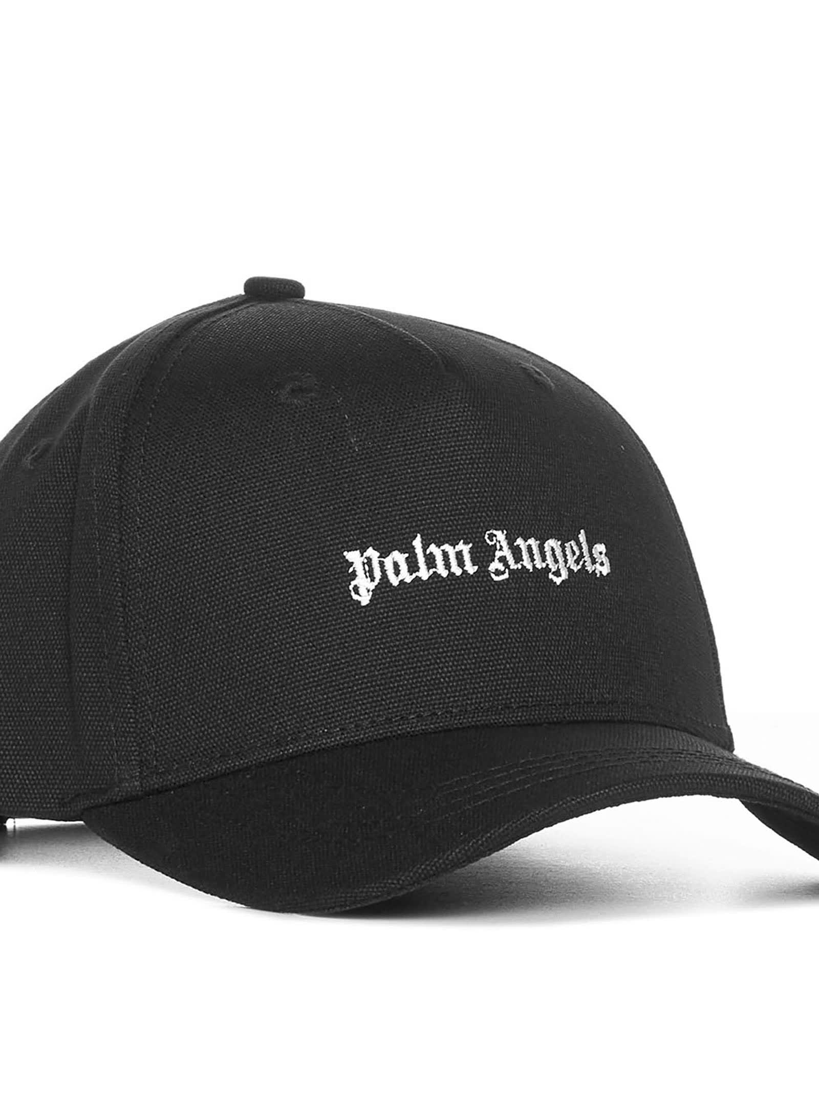 Shop Palm Angels Hat In Black
