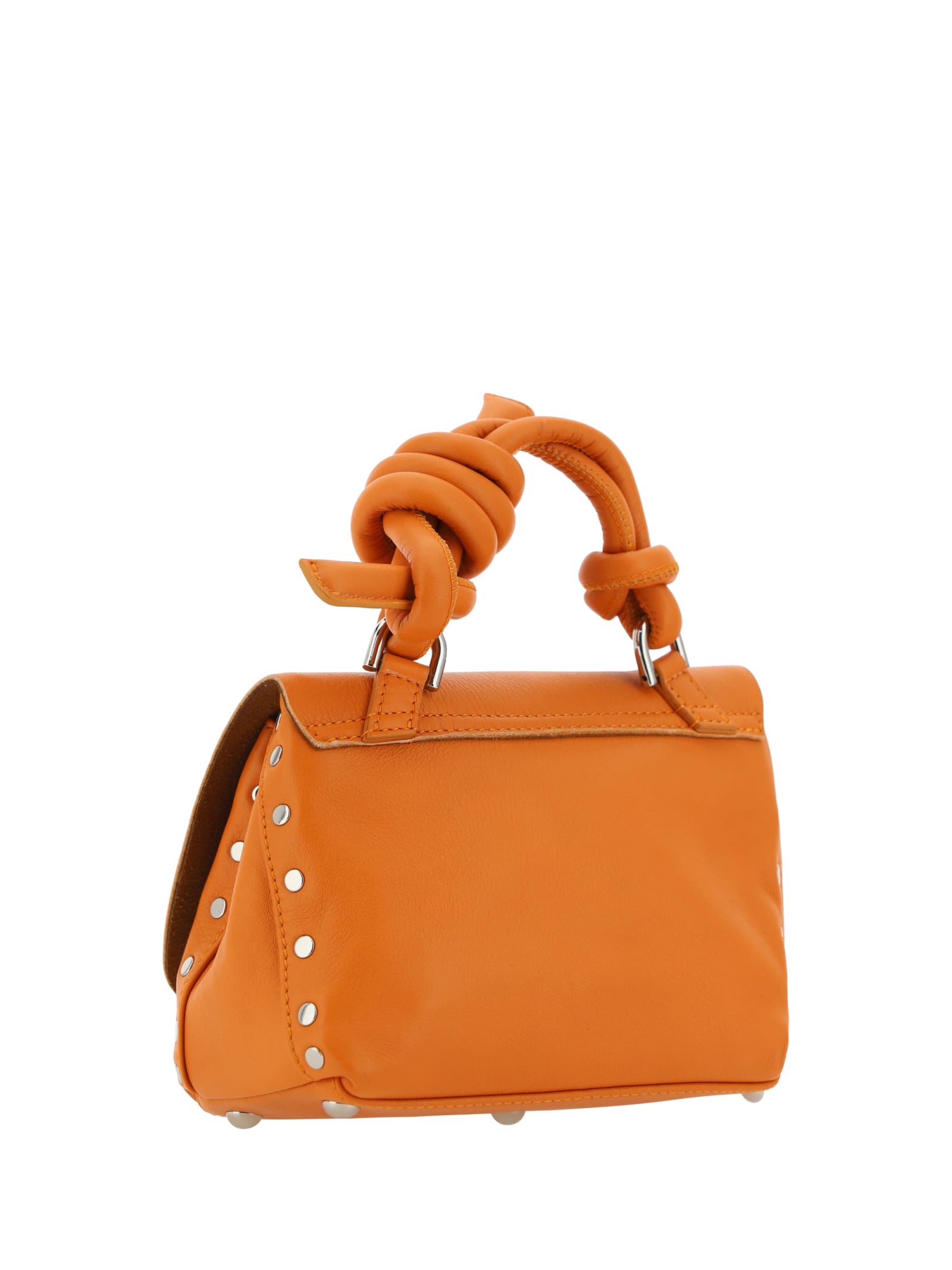 Shop Zanellato Postina Piuma Handbag In Orange Noto