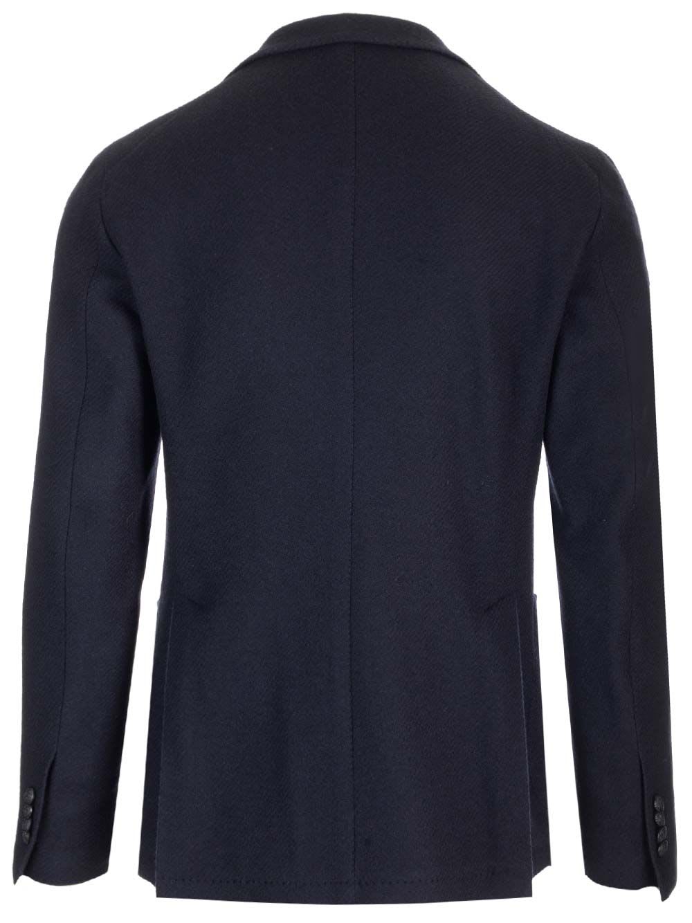 Shop Tagliatore Blue Single-breasted Jacket