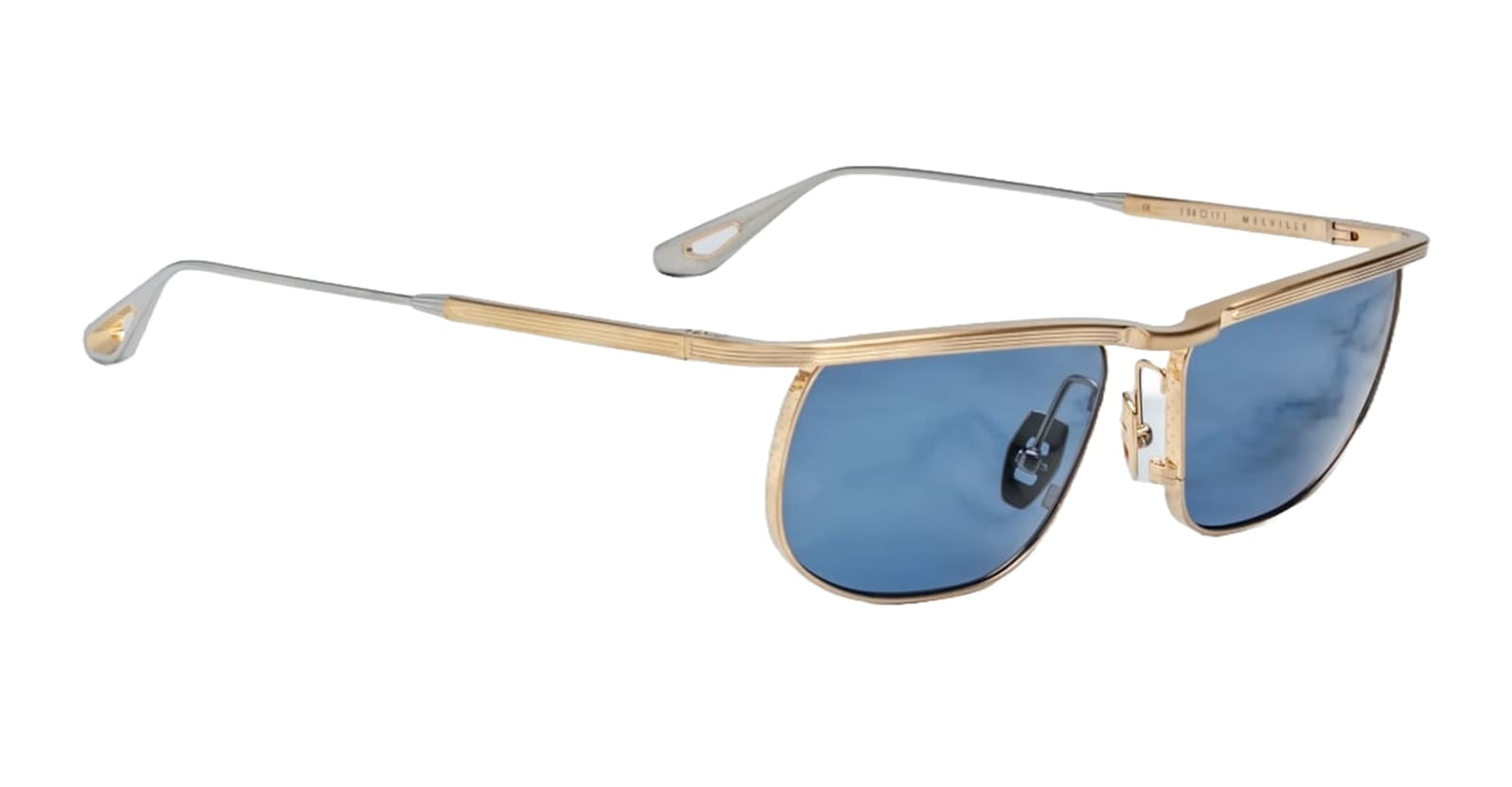 Shop Jacques Marie Mage Melville - Gold Sunglasses