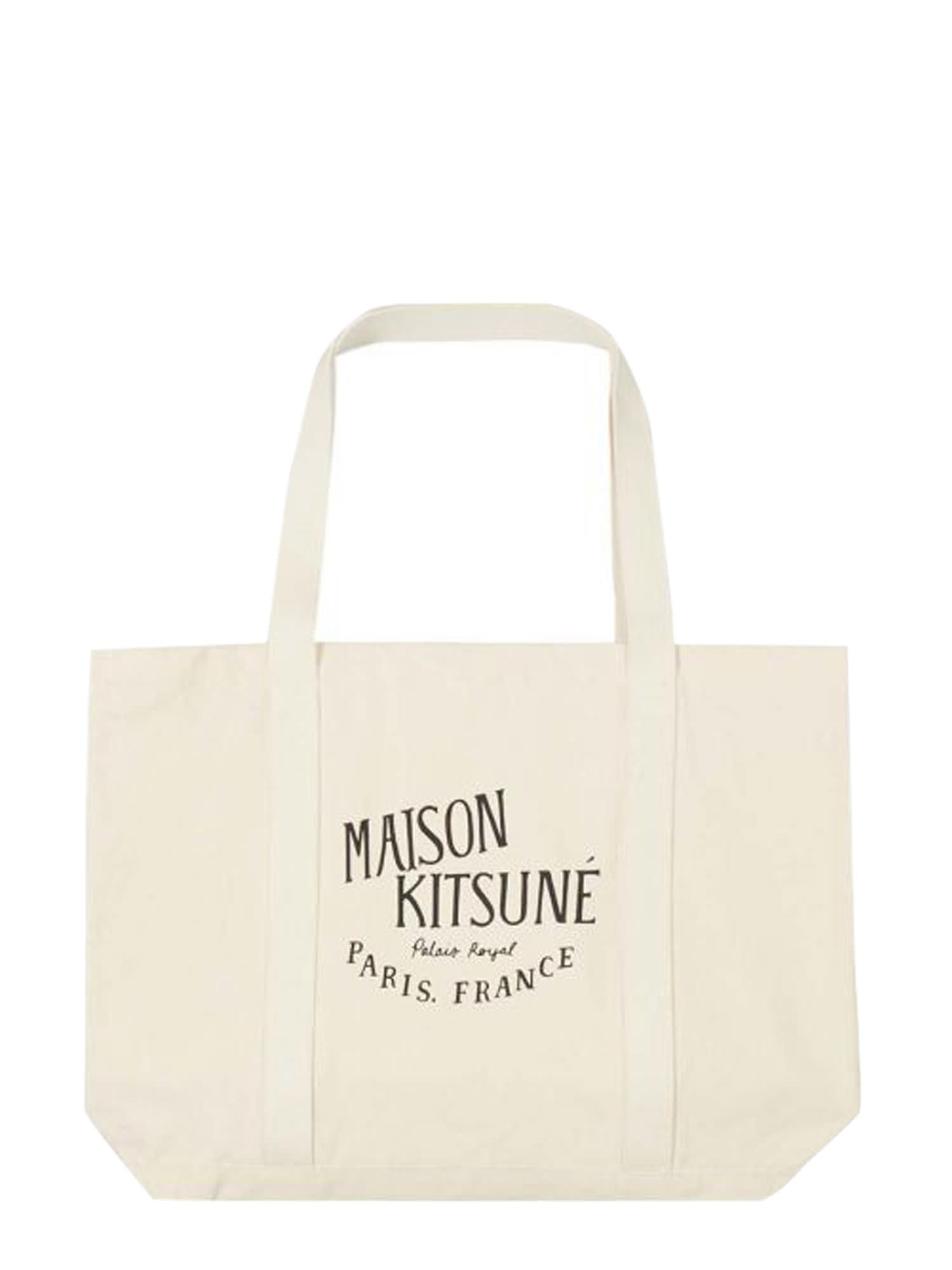 Maison Kitsuné Shopping Bag With Logo