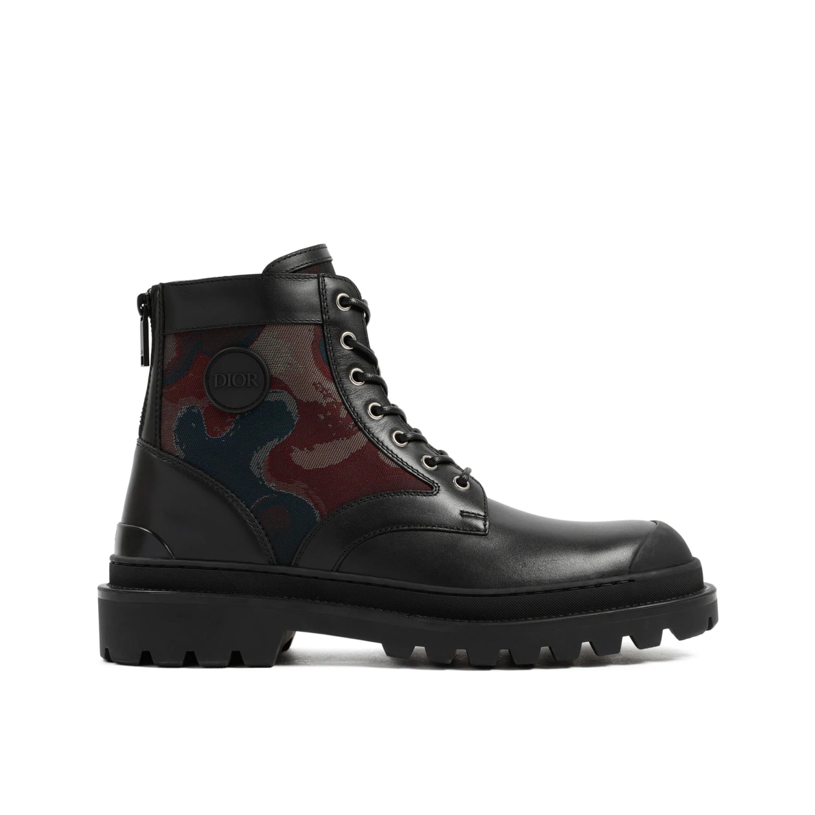 Dior Camouflage Leather Boots