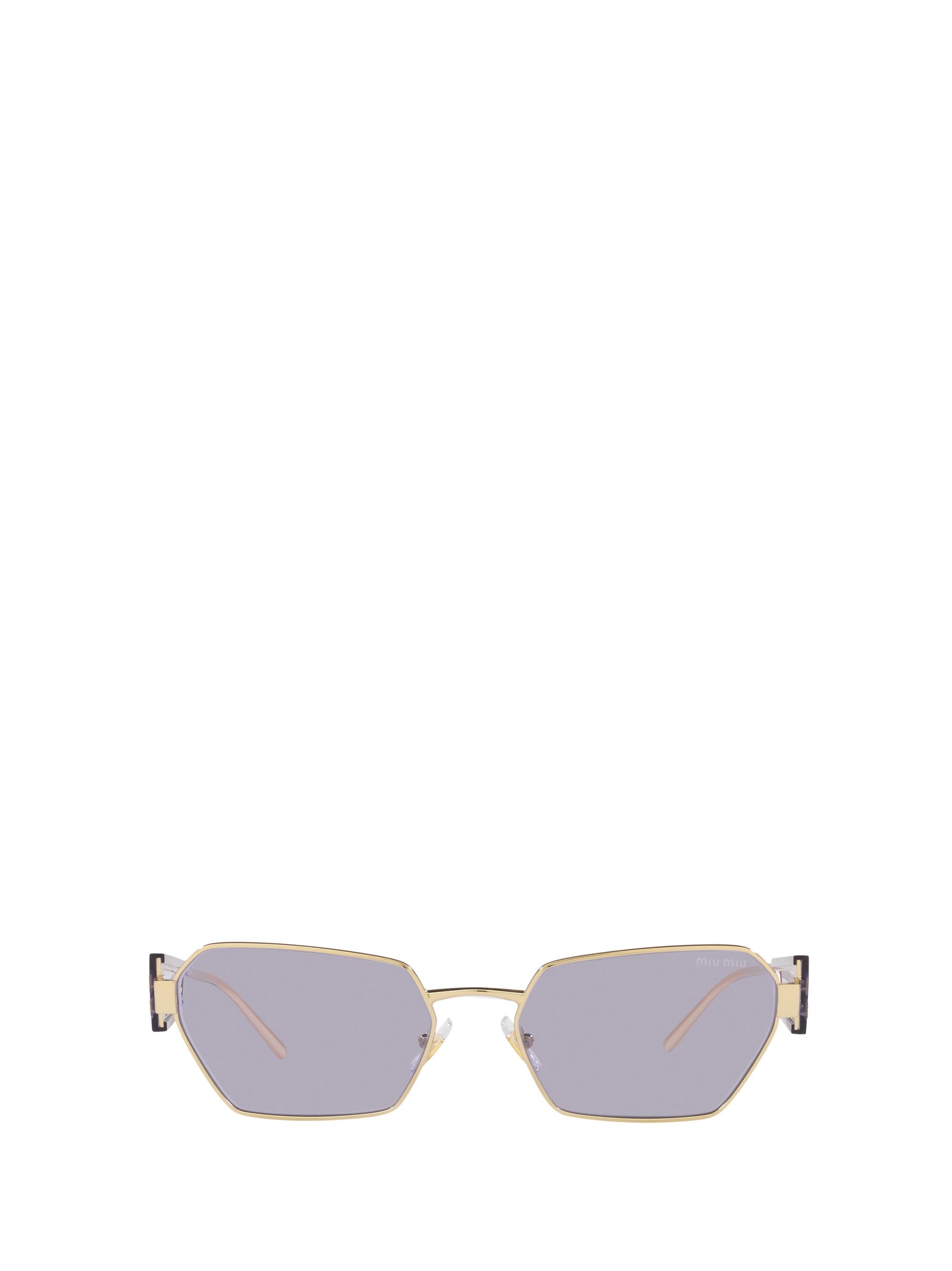 Miu Miu Eyewear Mu 53ws Pale Gold Sunglasses