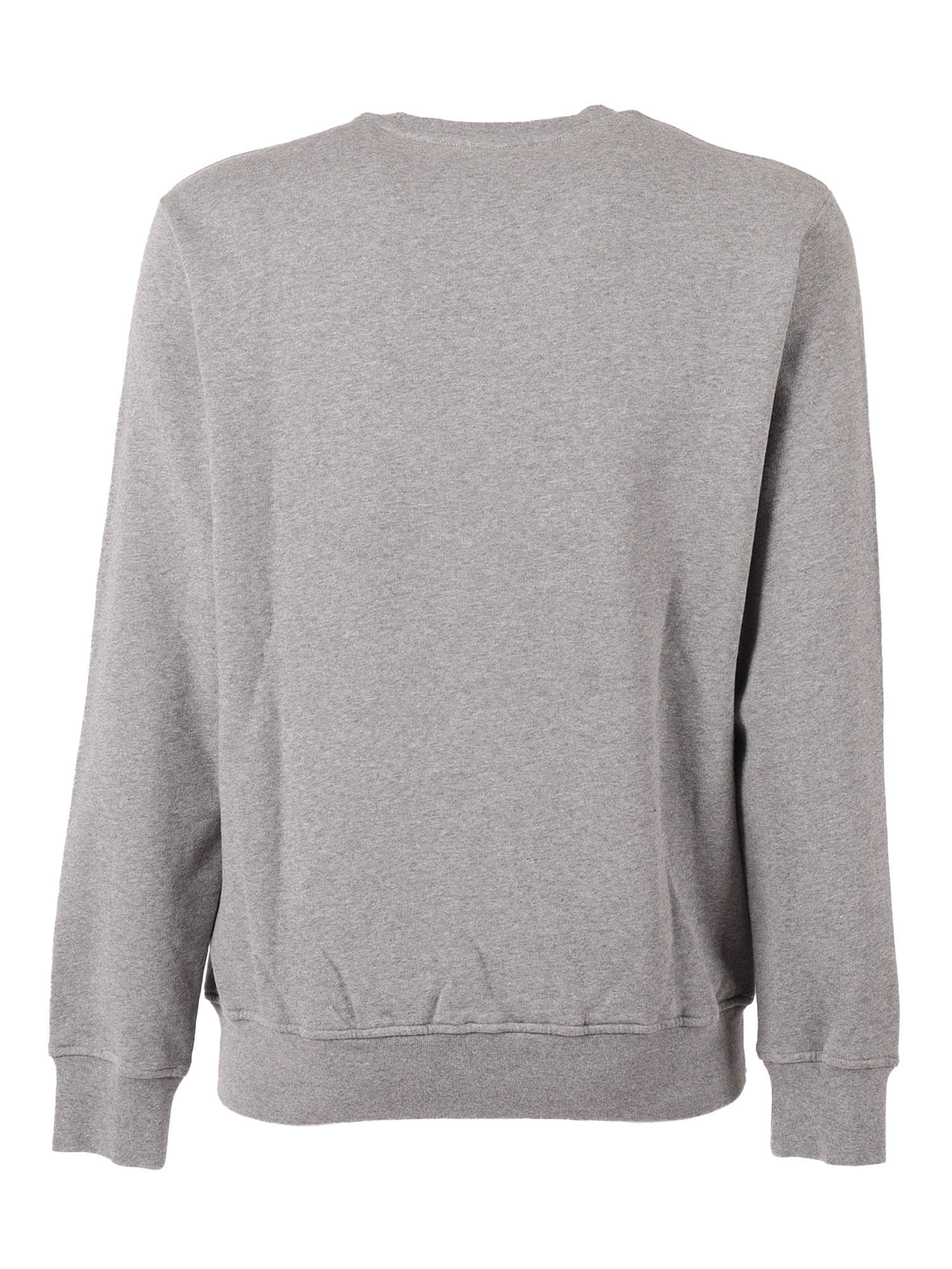 Aspesi Round-neck Knitted Pullover Shirt In Gray
