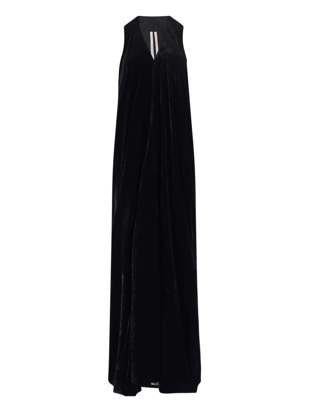 Rick Owens Velvet Maxi Dress - Rick Owens - Modalova