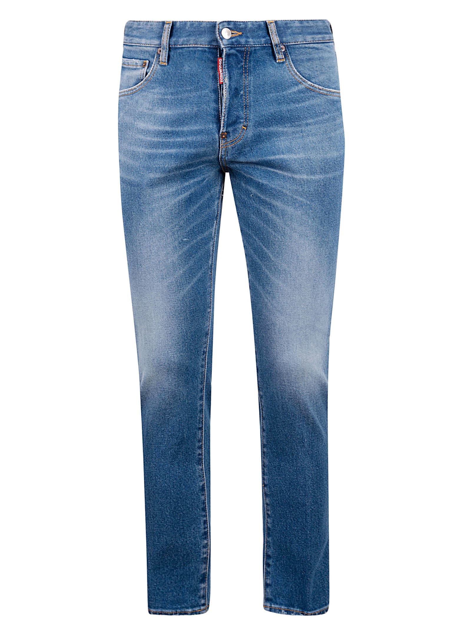 DSQUARED2 FADED EFFECT JEANS,11260680