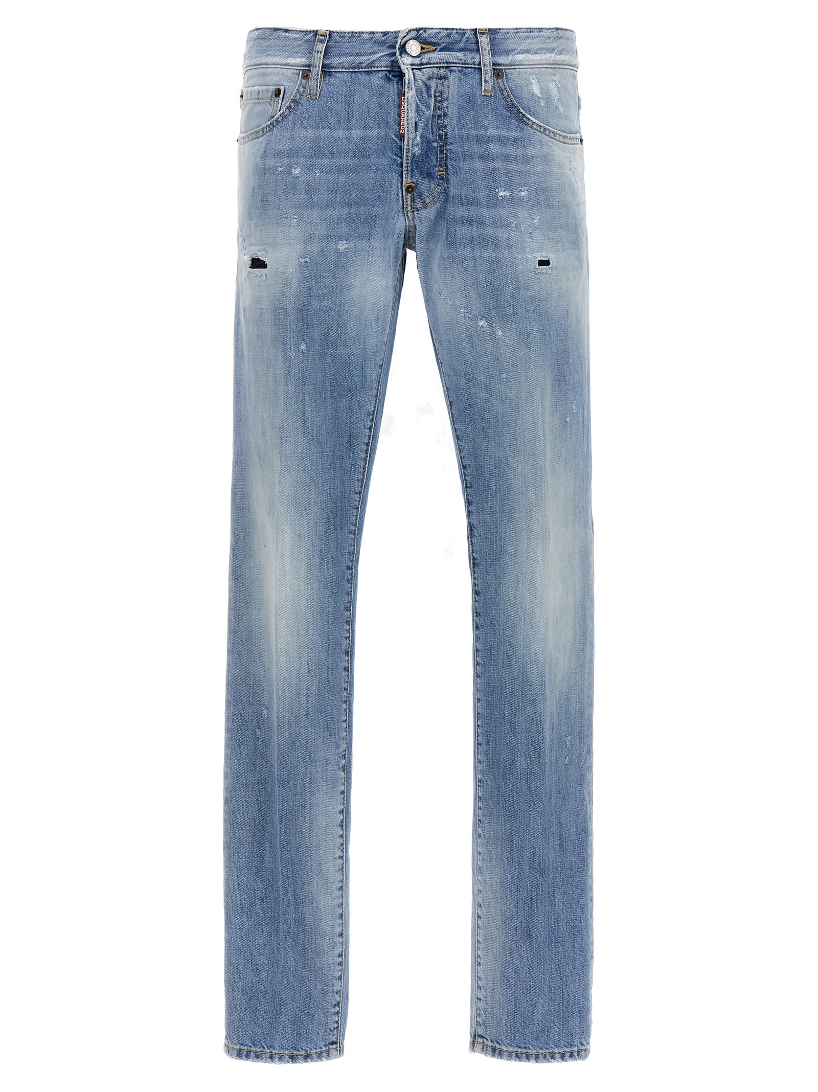 Shop Dsquared2 Slim Jeans In Light Blue