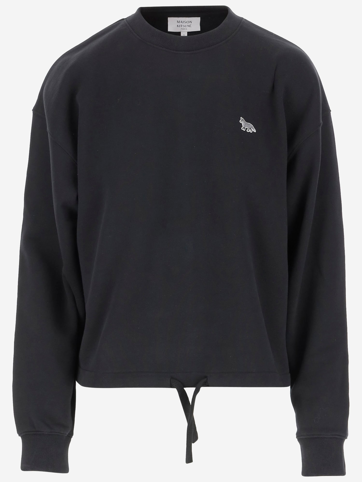 Maison Kitsuné Cotton Sweatshirt With Baby Fox Logo