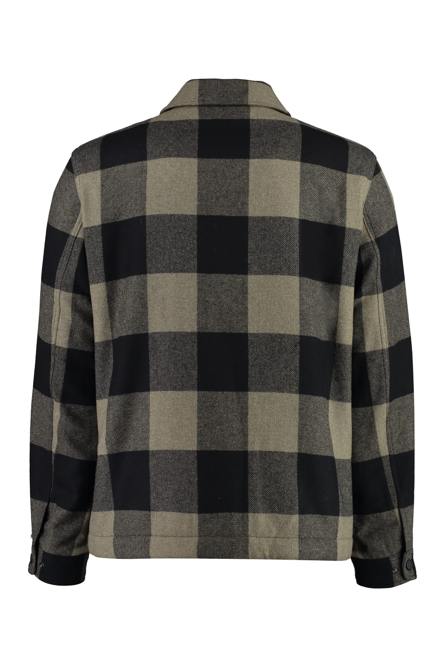 Woolrich Giacca Camicia Alaskan Check In Green
