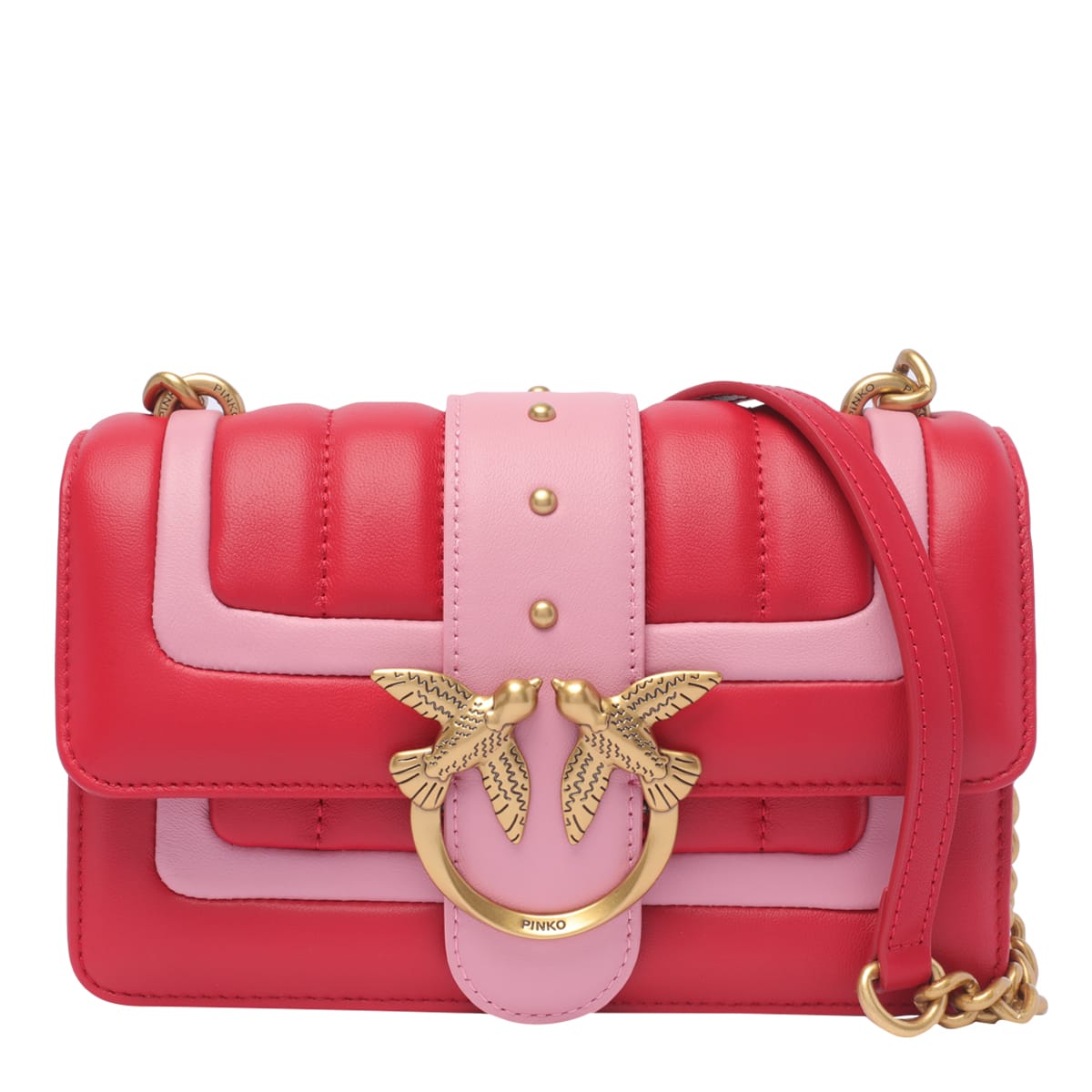 Shop Pinko Mini Love One Crossbody Bag