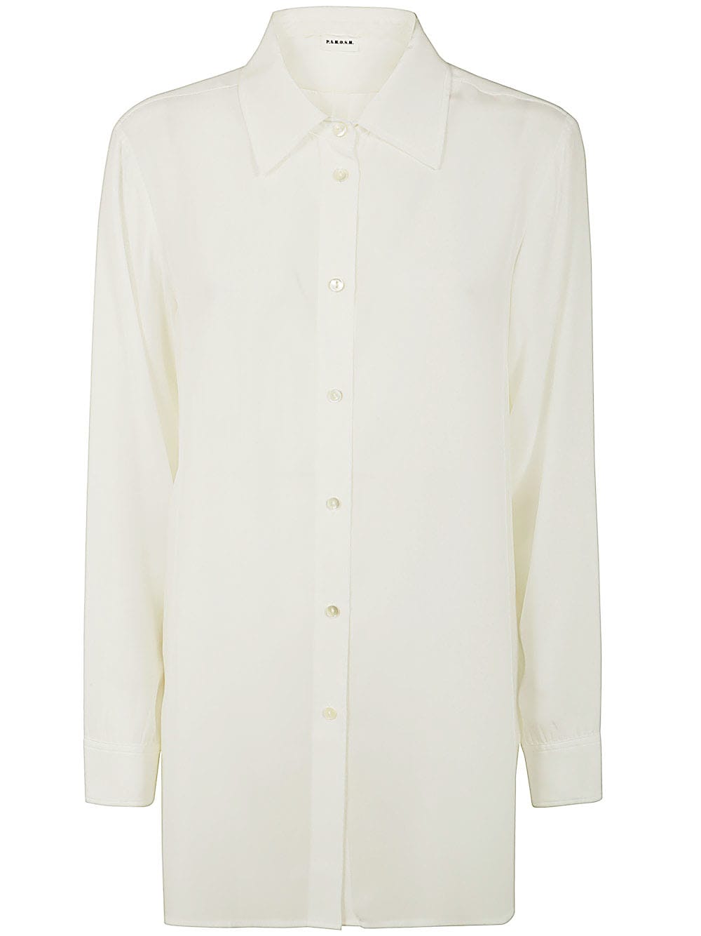 P.a.r.o.s.h P. A.r. O.s. H. Silk Chemisier In Cream