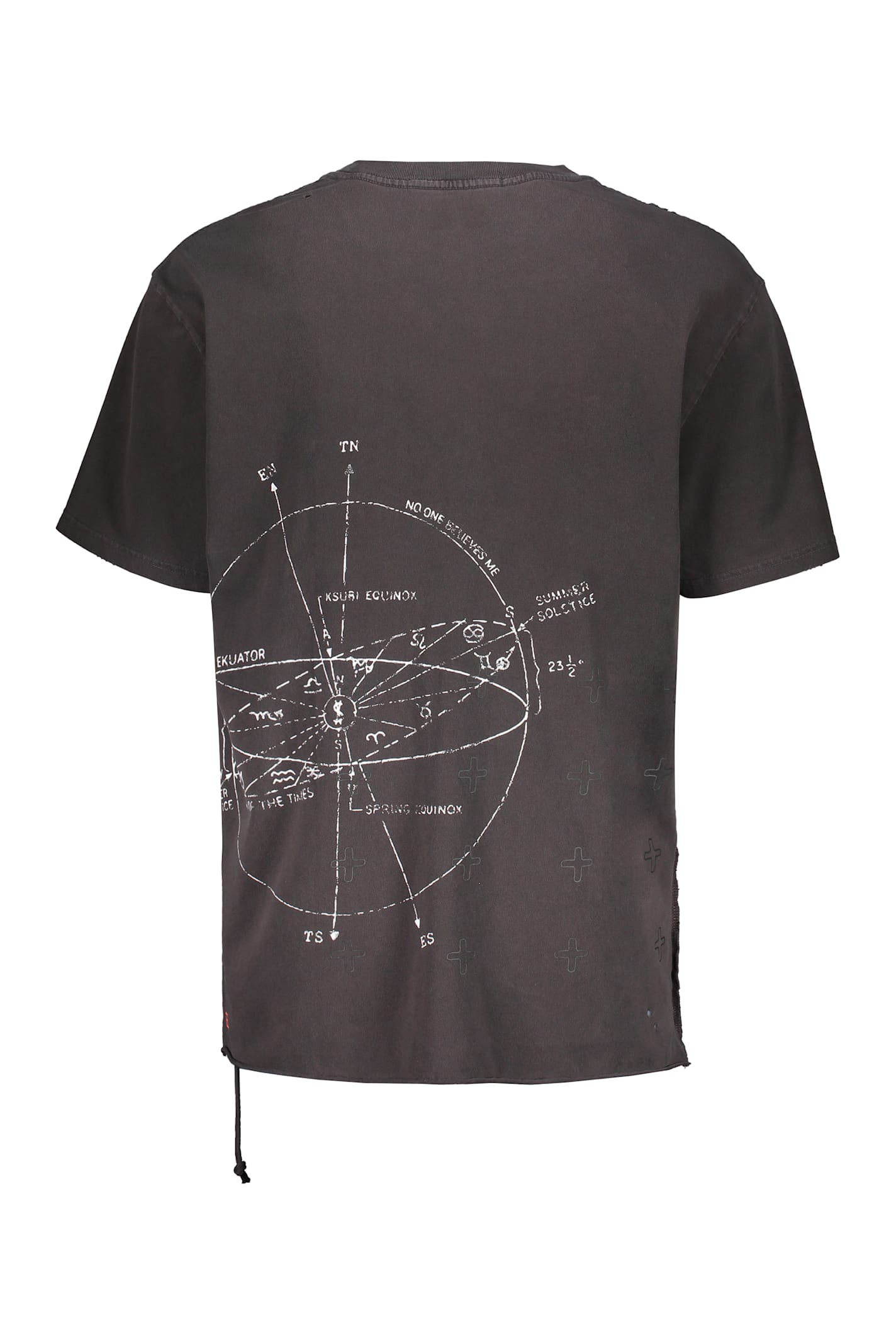 Ksubi Graphic-print Cotton T-shirt In Brown