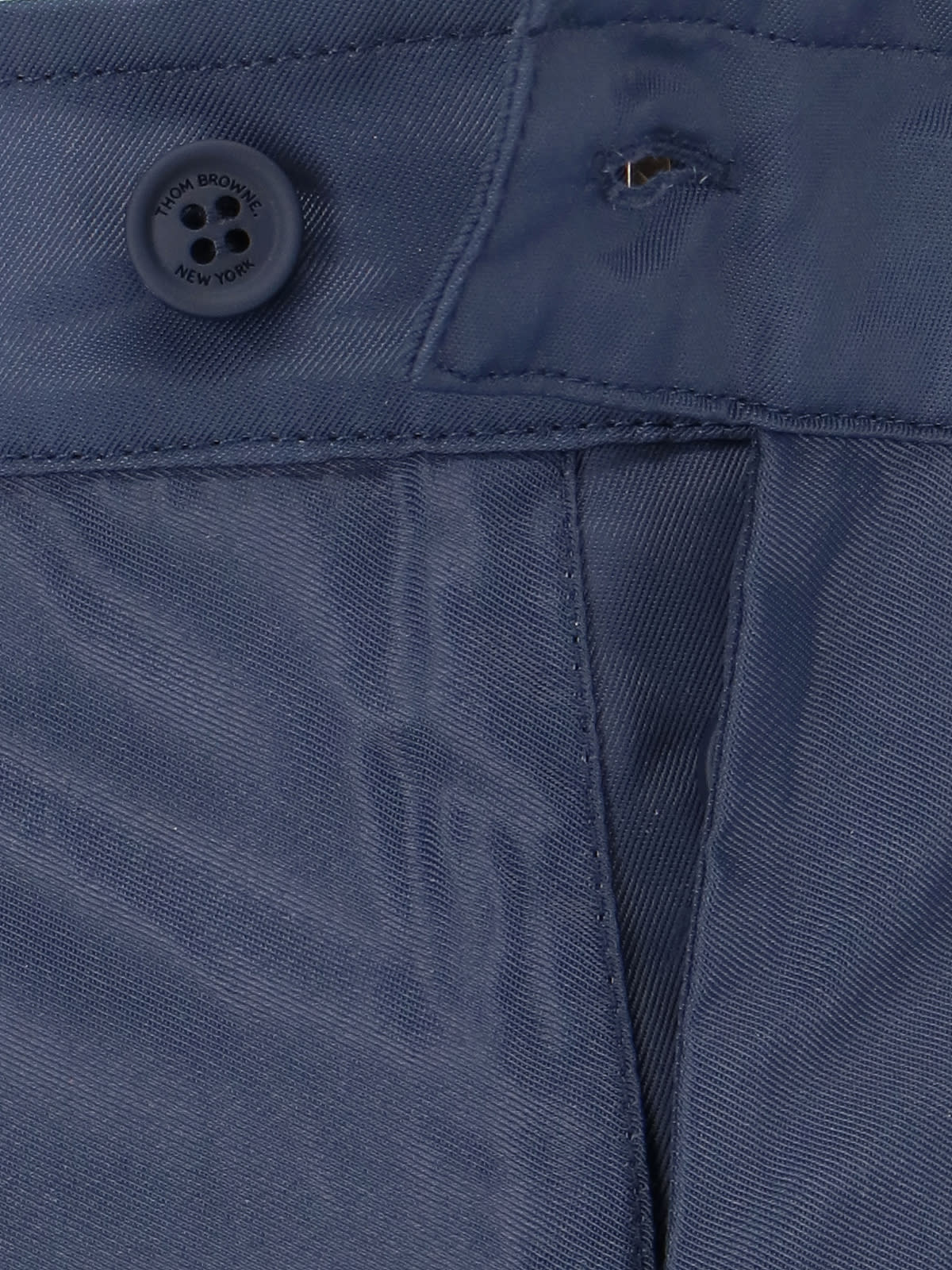 Shop Thom Browne 4-bar Board Shorts In Blue