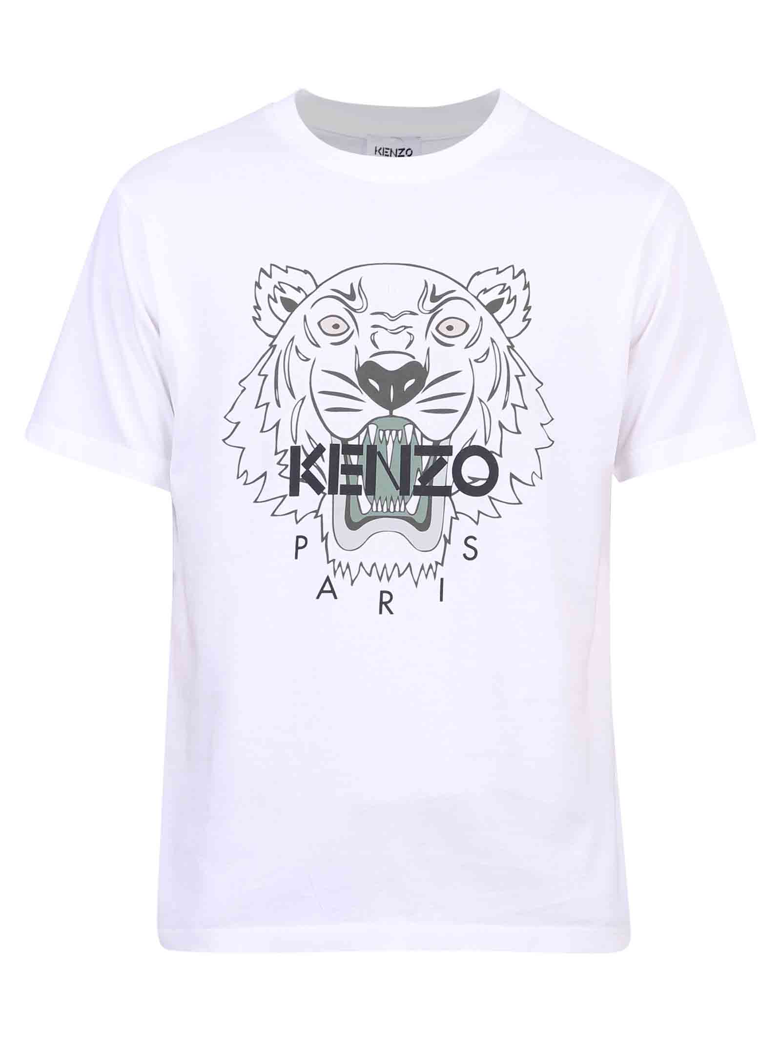 KENZO WHITE T-SHIRT,11726184