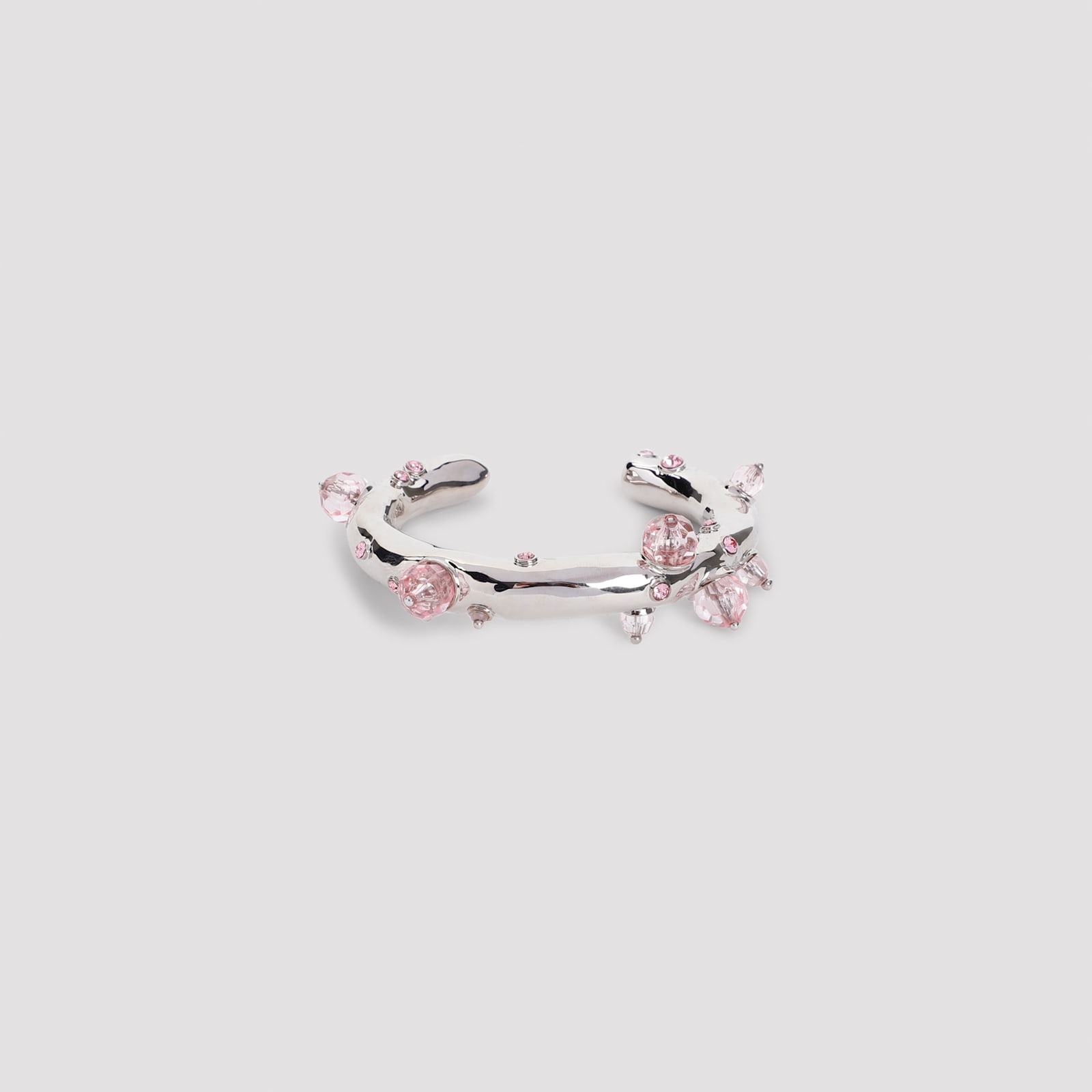 Shop Dries Van Noten Brass Bracelet In Pink