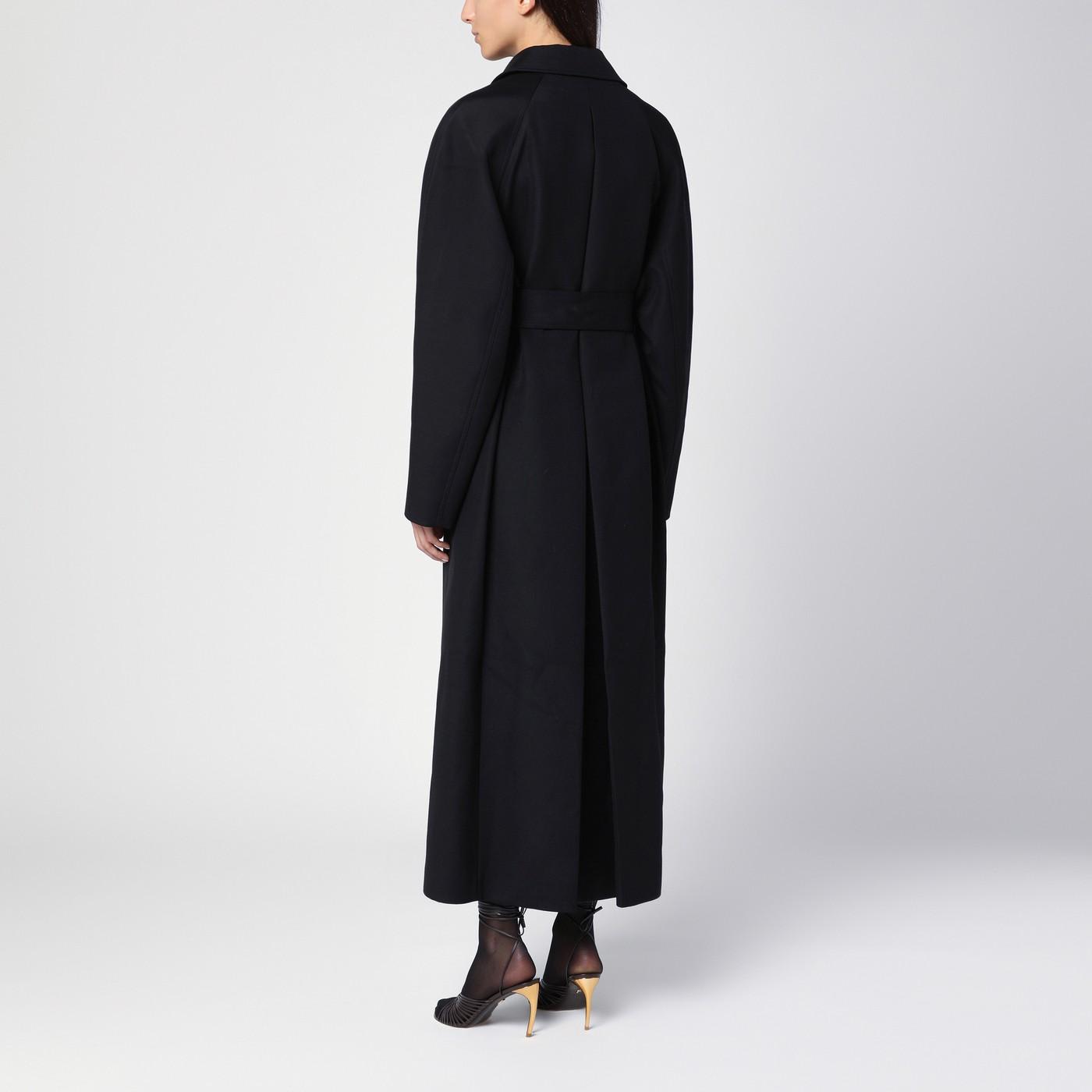 Shop Khaite Roth Black Coat