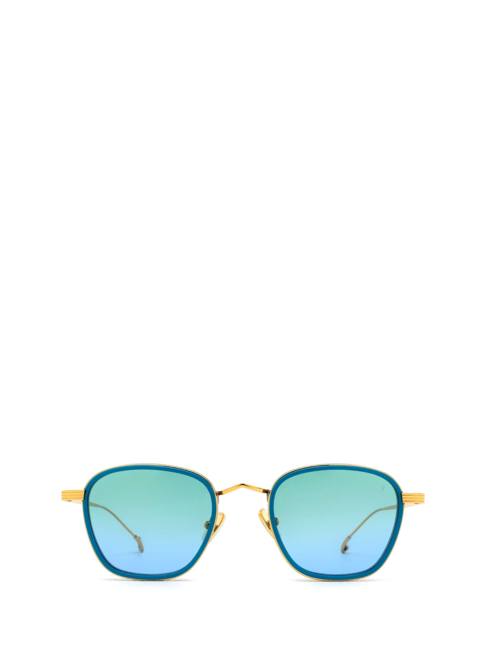 Shop Eyepetizer Glide Petrol Blue Matt Sunglasses