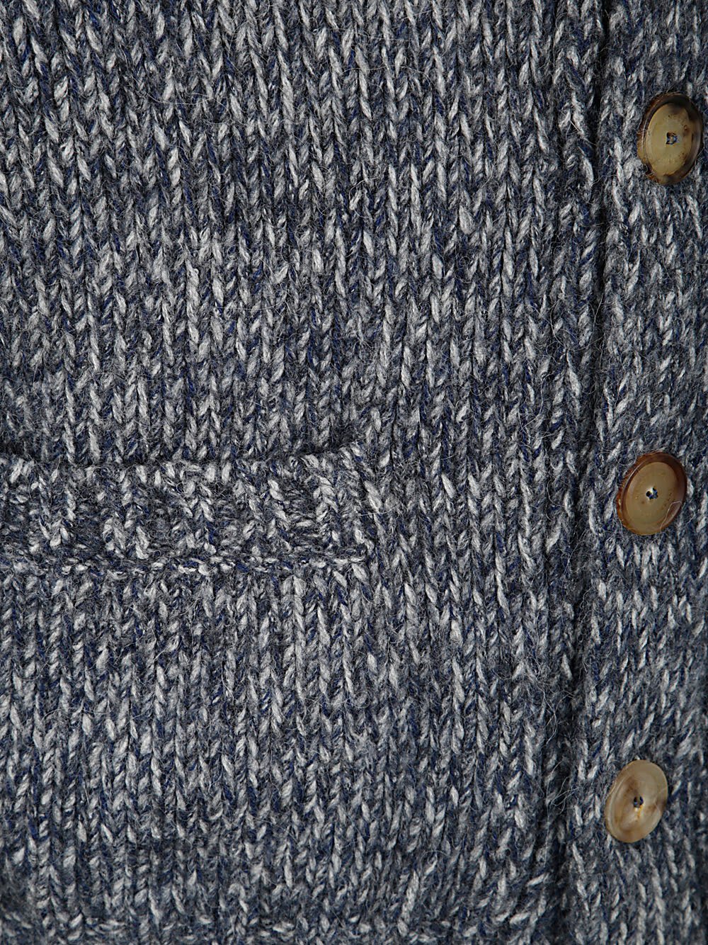 Shop Brunello Cucinelli V-neck Knitted Cardigan In Blue